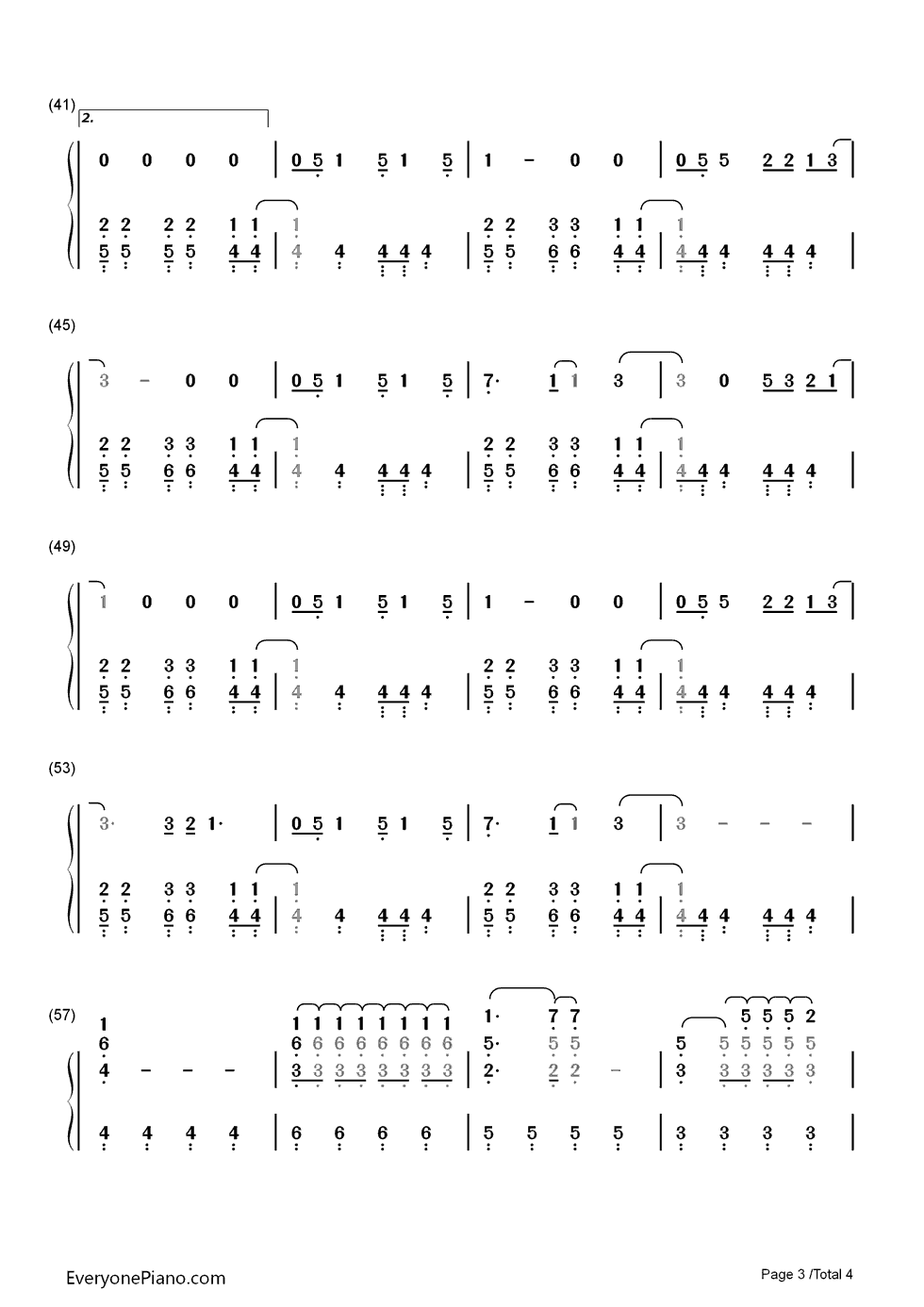 If_I_Had_You钢琴简谱_Adam_Lambert演唱
