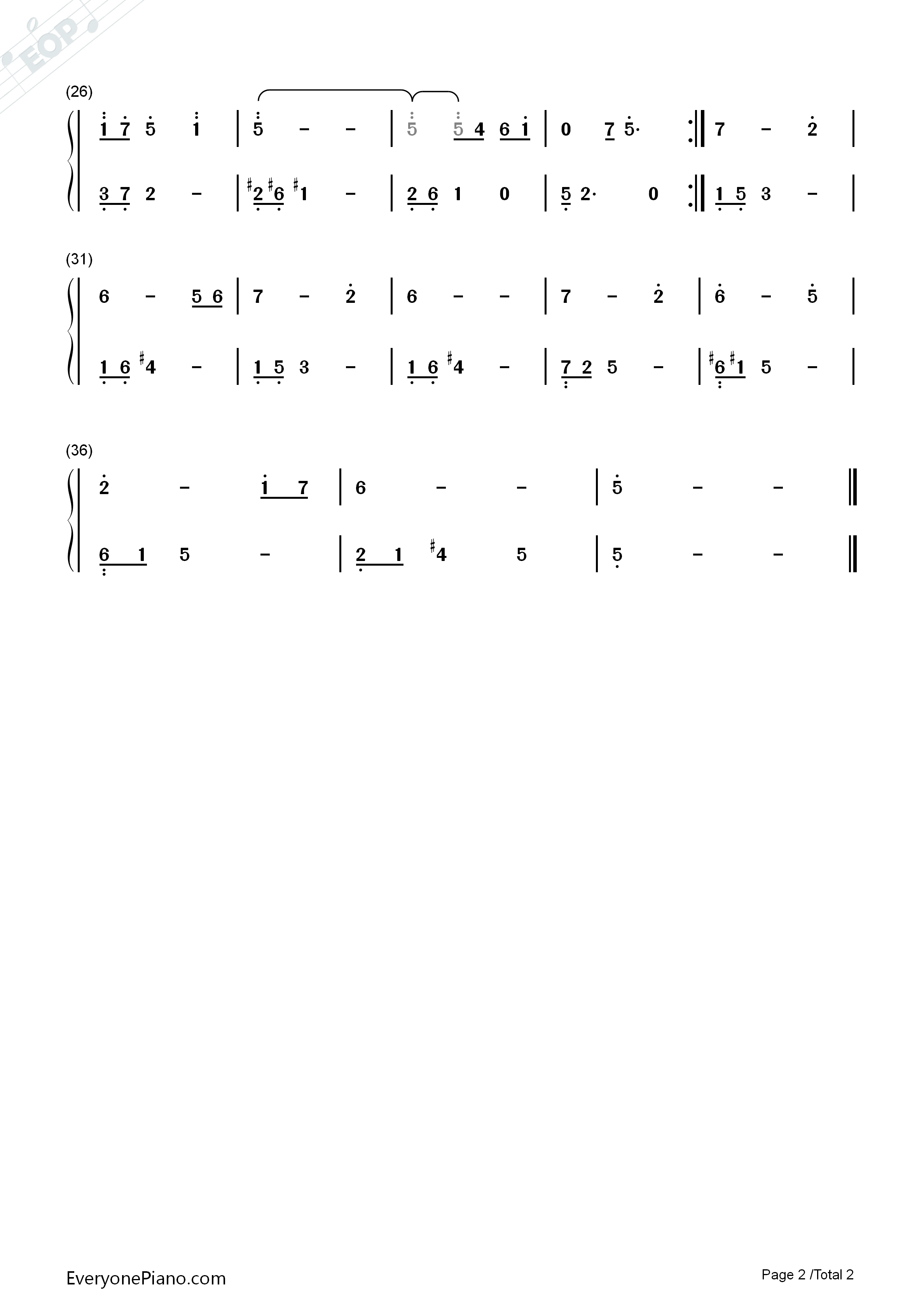 Zelda's_Lullaby钢琴简谱_近藤浩治演唱