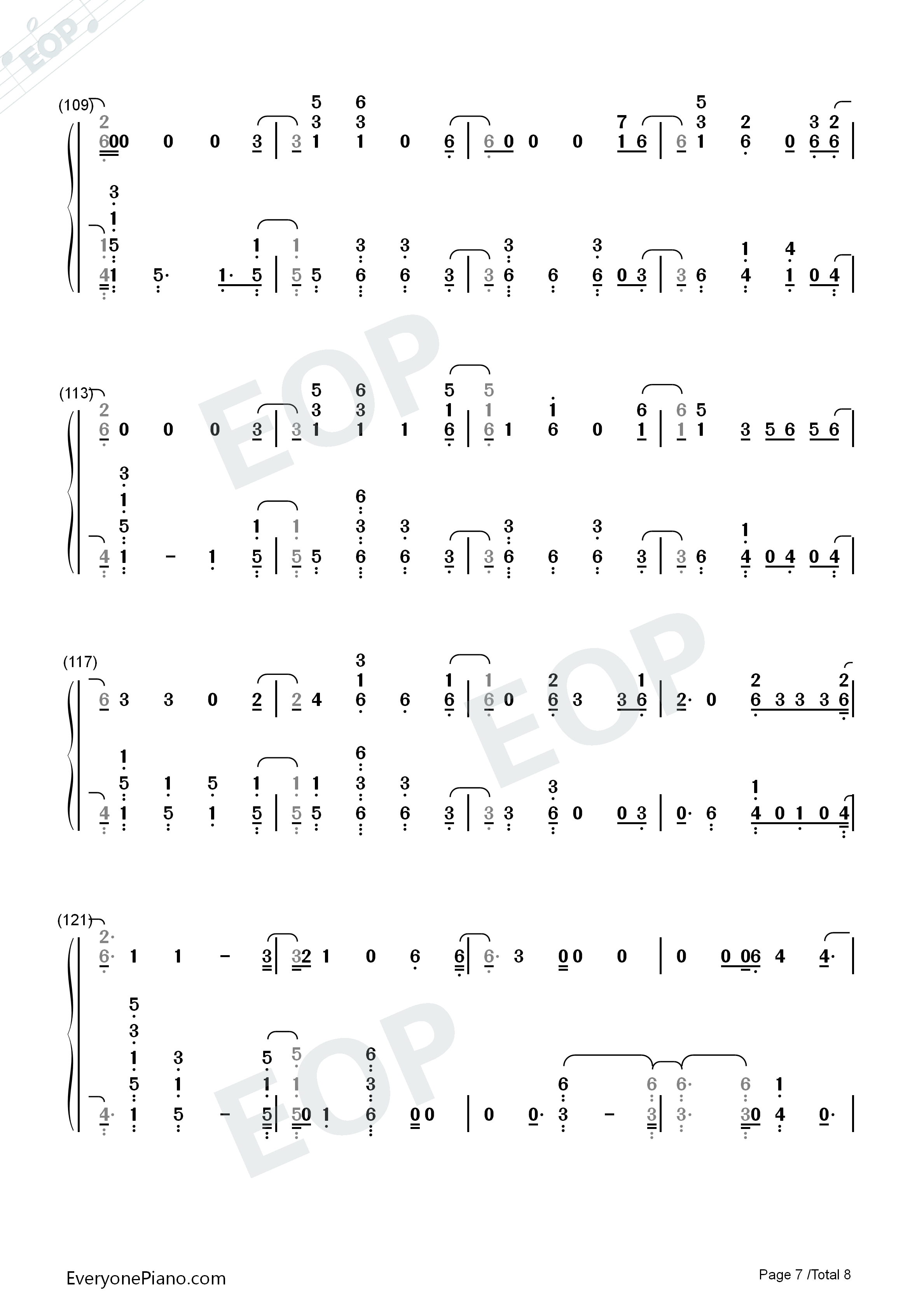 Start_Again钢琴简谱_OneRepublic_Logic演唱