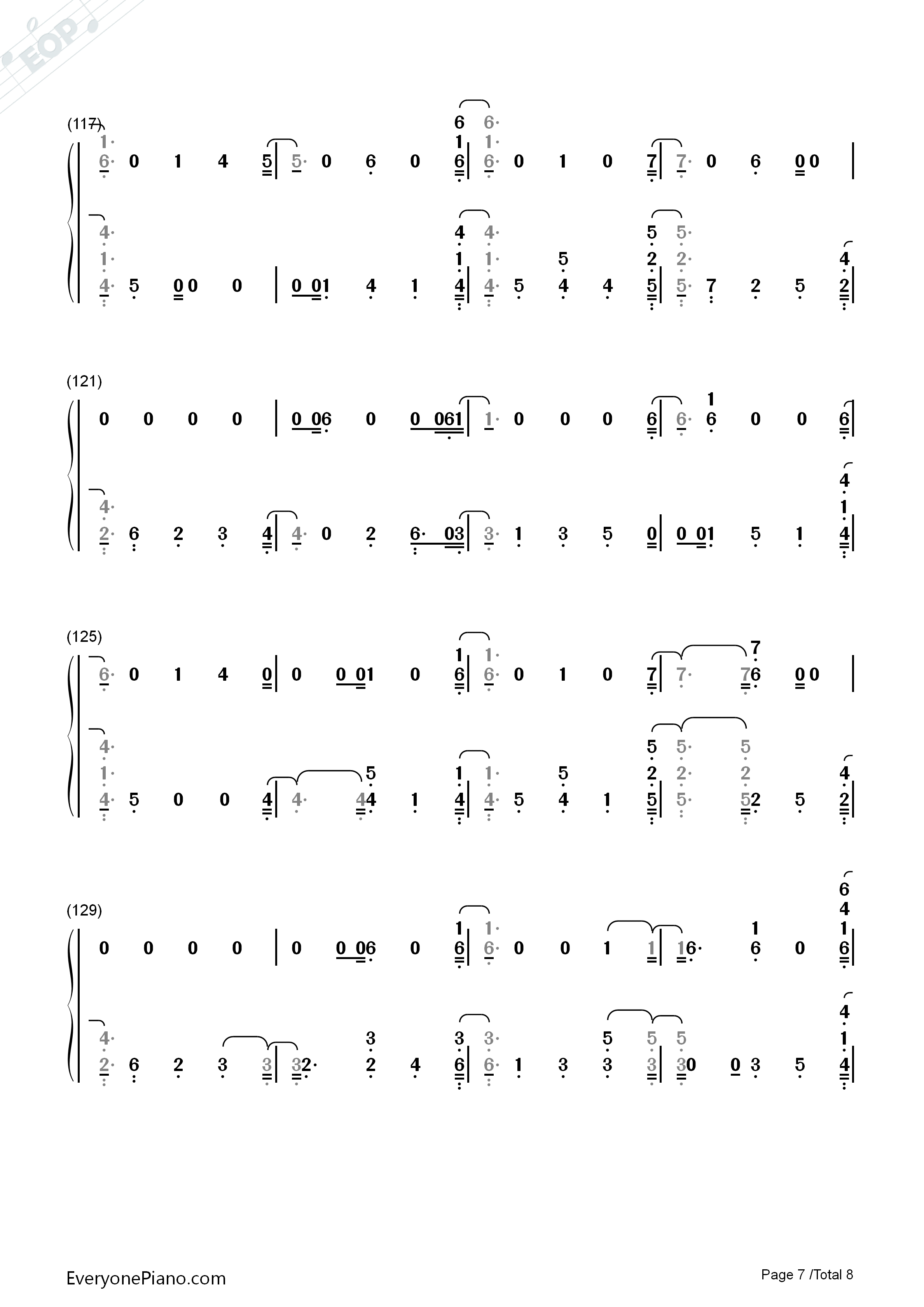 Dancing_With_Our_Hands_Tied钢琴简谱_Taylor_Swift演唱