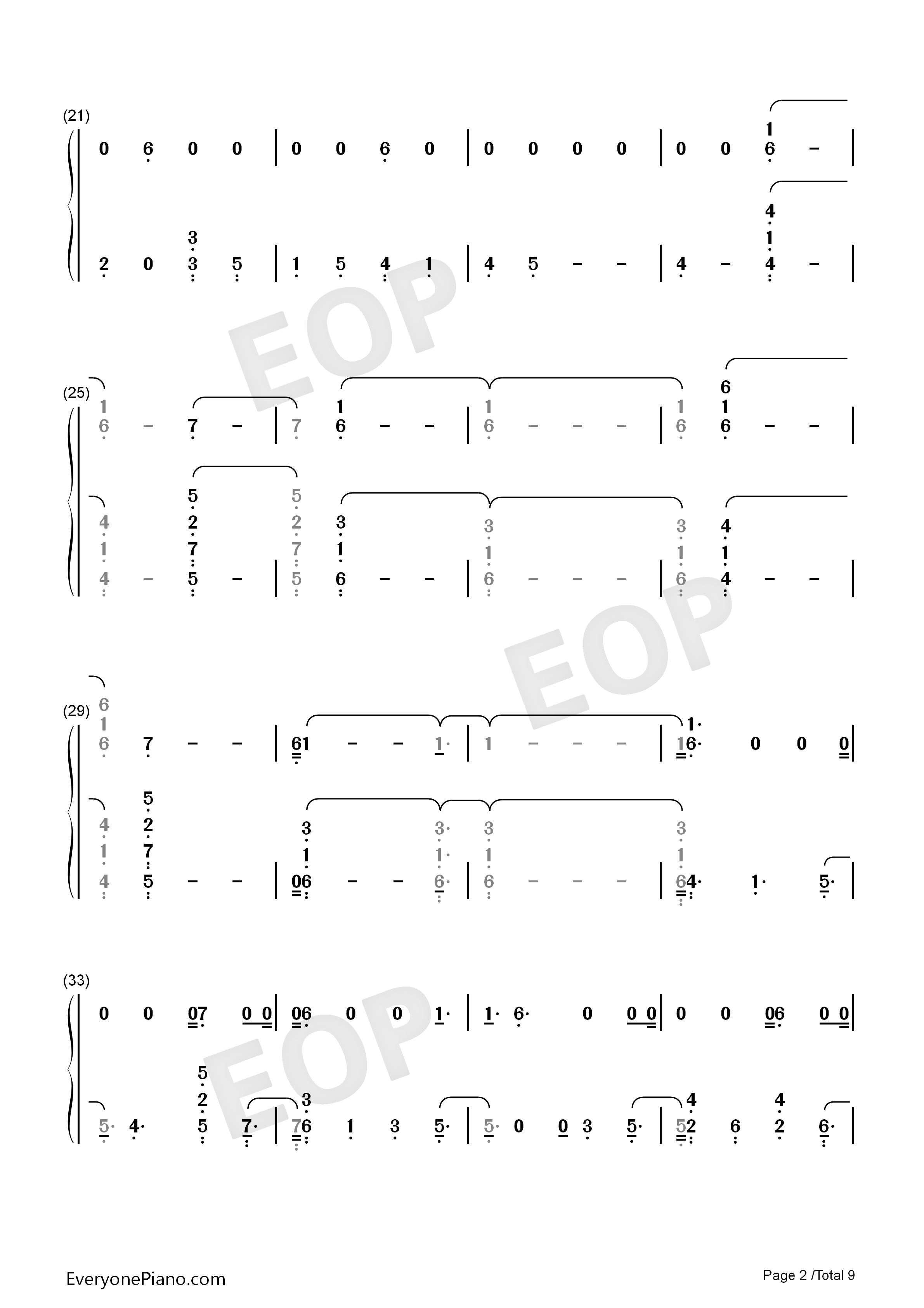 We_Could_Go_Back钢琴简谱_Jonas_Blue演唱