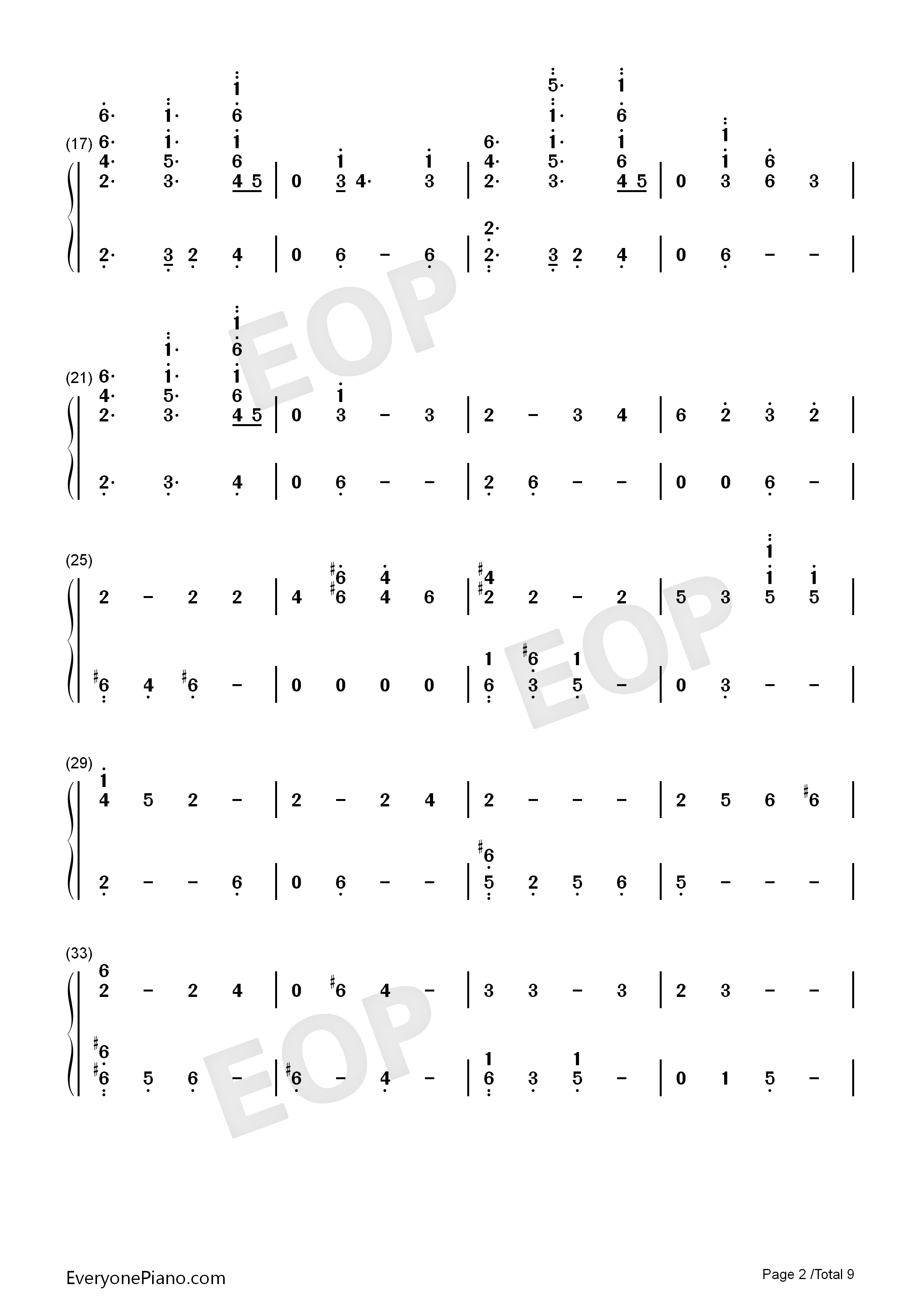 Joan_of_Arc钢琴简谱_Little_Mix演唱