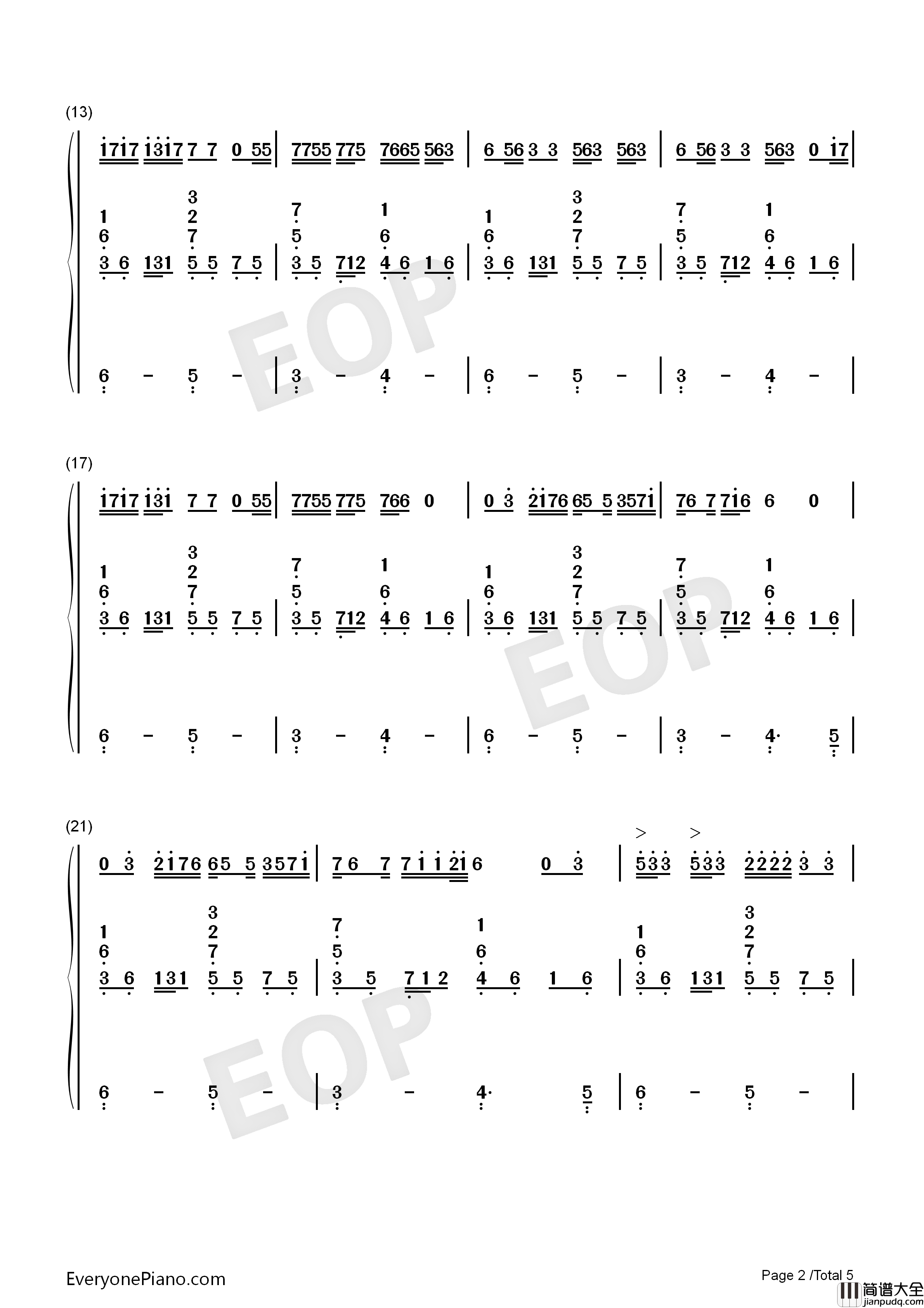 Let_Me_Down_Slowly钢琴简谱_Alec_Benjamin演唱