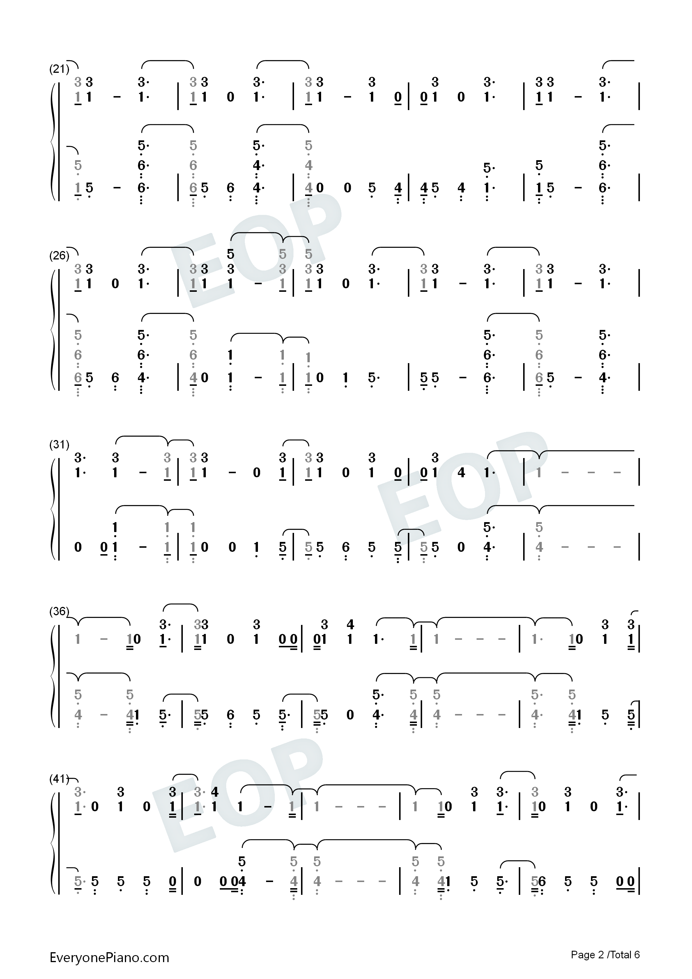 New_Year's_Day钢琴简谱_Taylor_Swift演唱