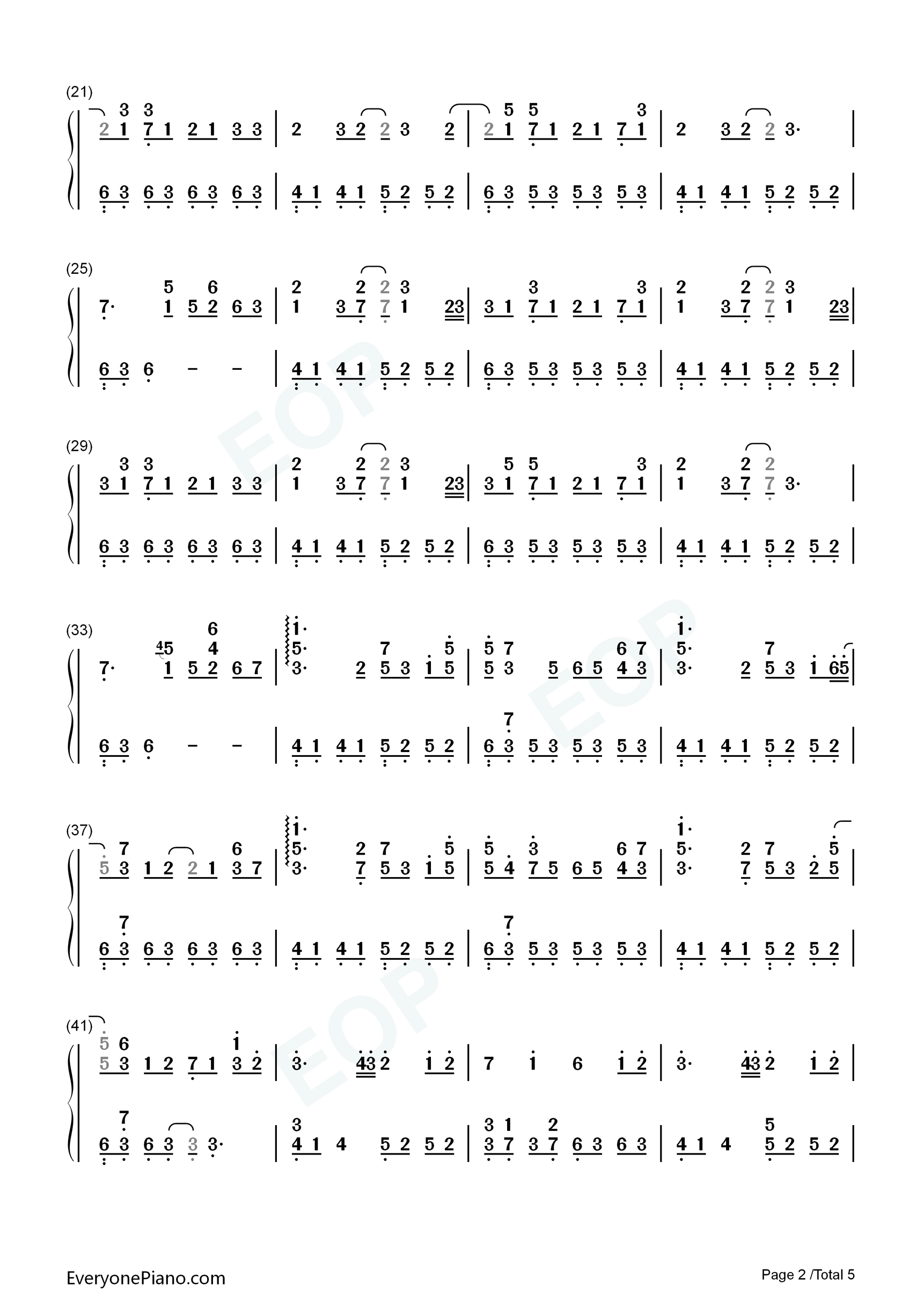 Fell_for_U钢琴简谱_Noicybino演唱