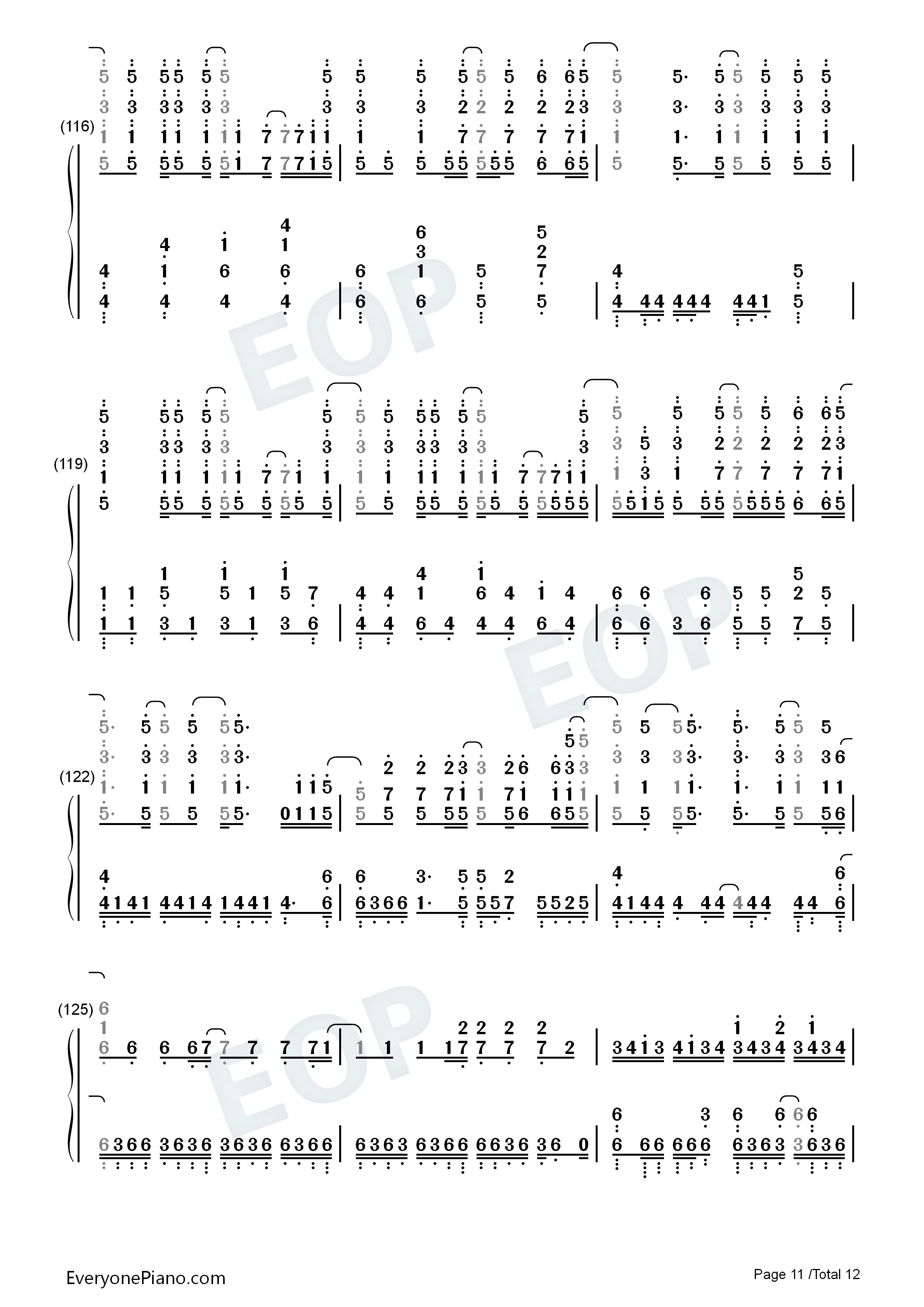 World_End钢琴简谱_FLOW演唱