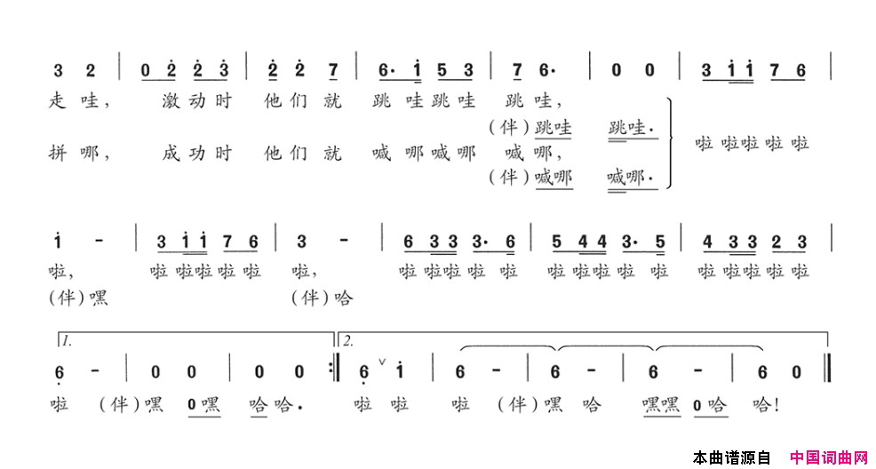这些年轻人简谱