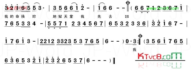 一生只有你1闽南语简谱_蔡小虎演唱