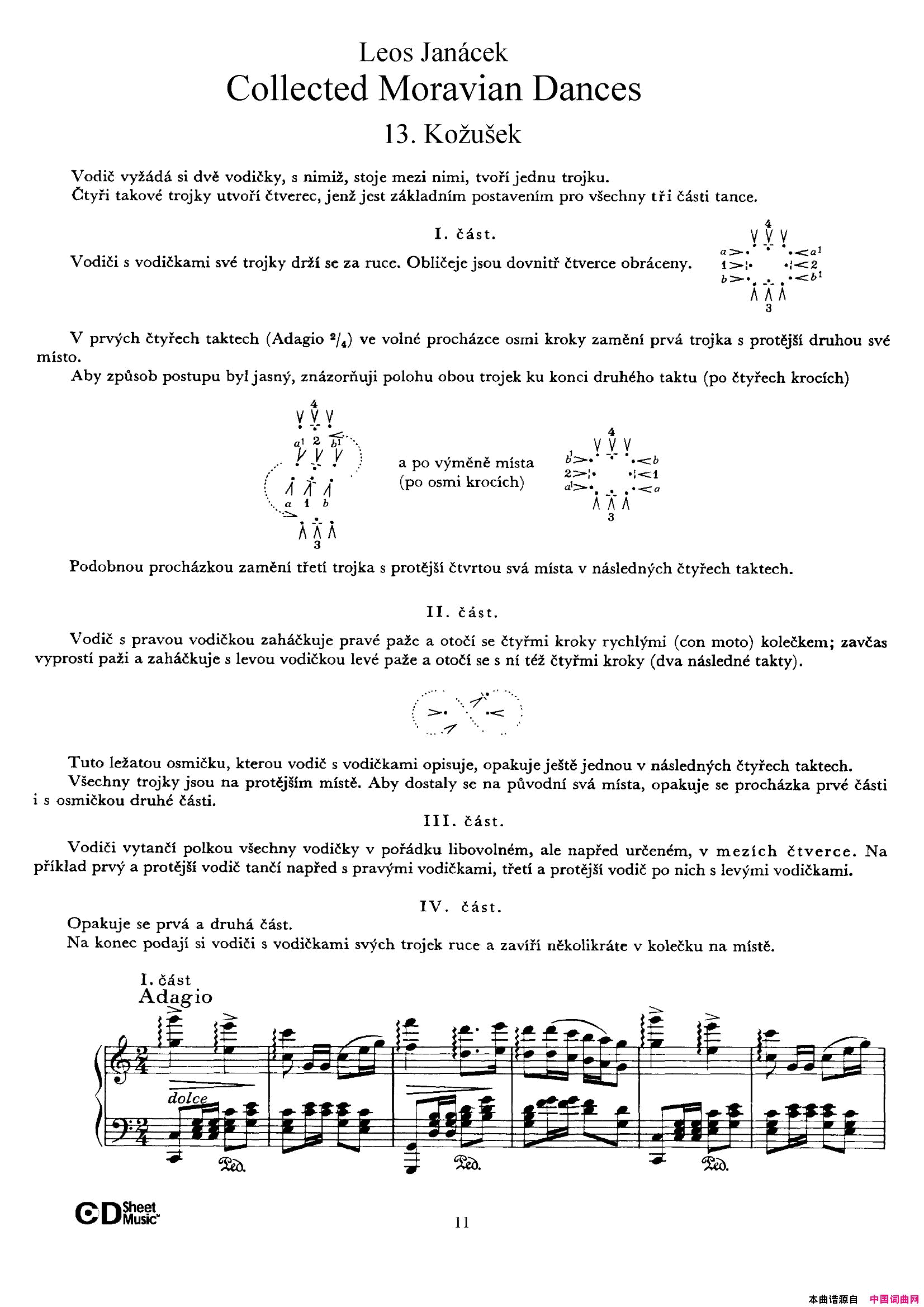 MoravianDances摩拉维亚舞曲集·13_—18Moravian_Dances摩拉维亚舞曲集·13_—18简谱