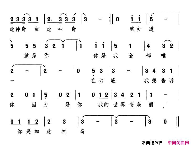 爱如此神奇简谱_刘德华演唱_李安修/Danny、Beckerman词曲