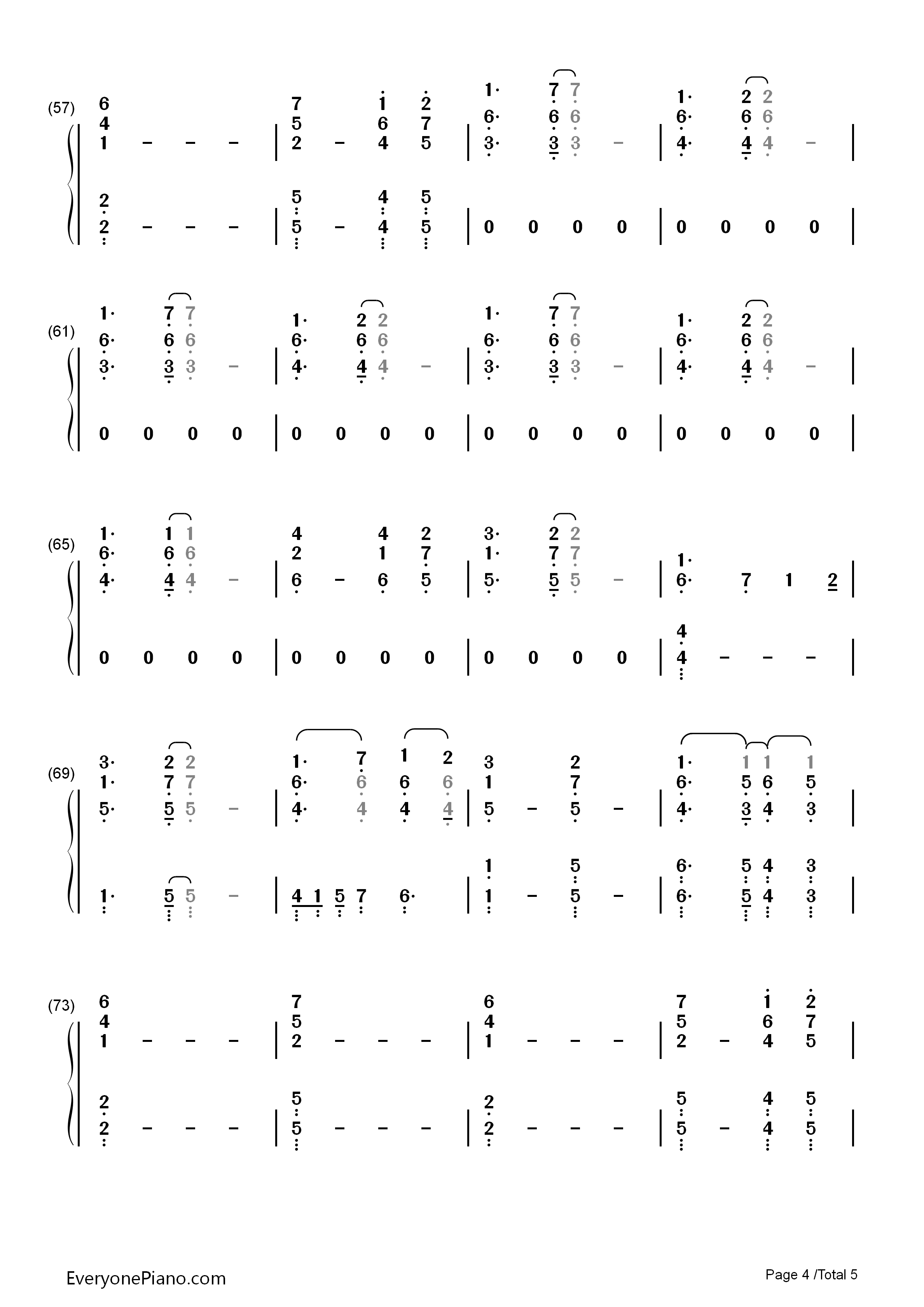 Here_I_Go_Again钢琴简谱_Whitesnake演唱
