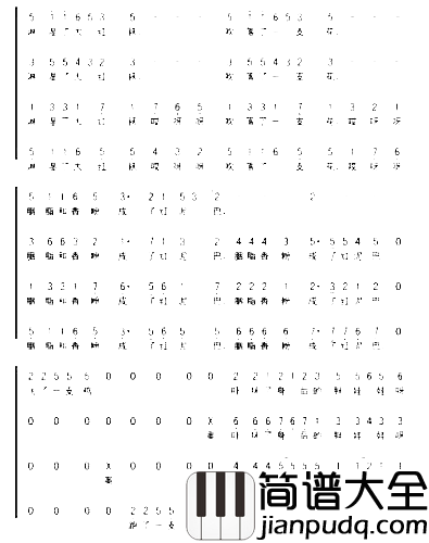 回娘家**简谱
