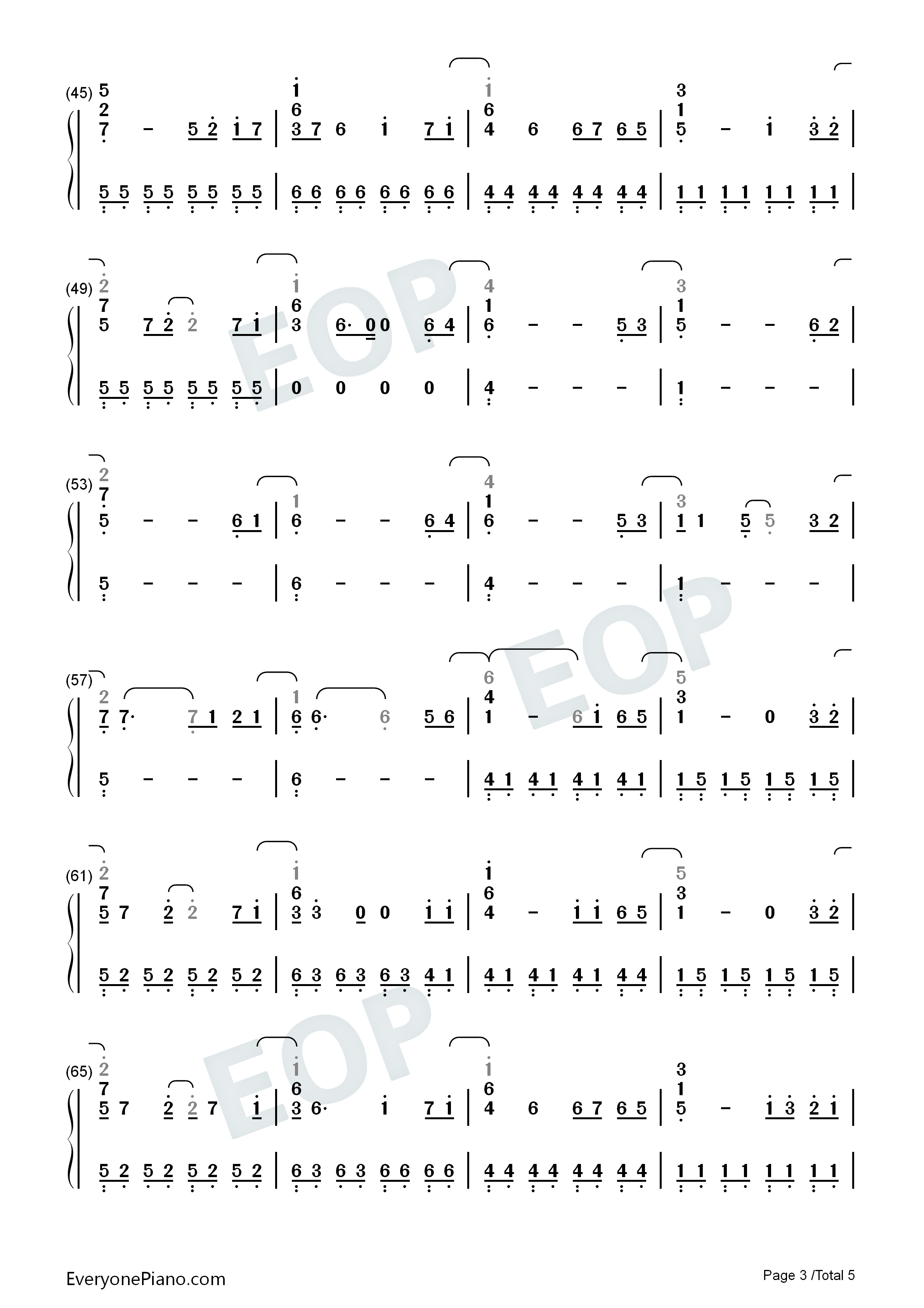 Dragostea_Din_Tei钢琴简谱_O_Zone演唱