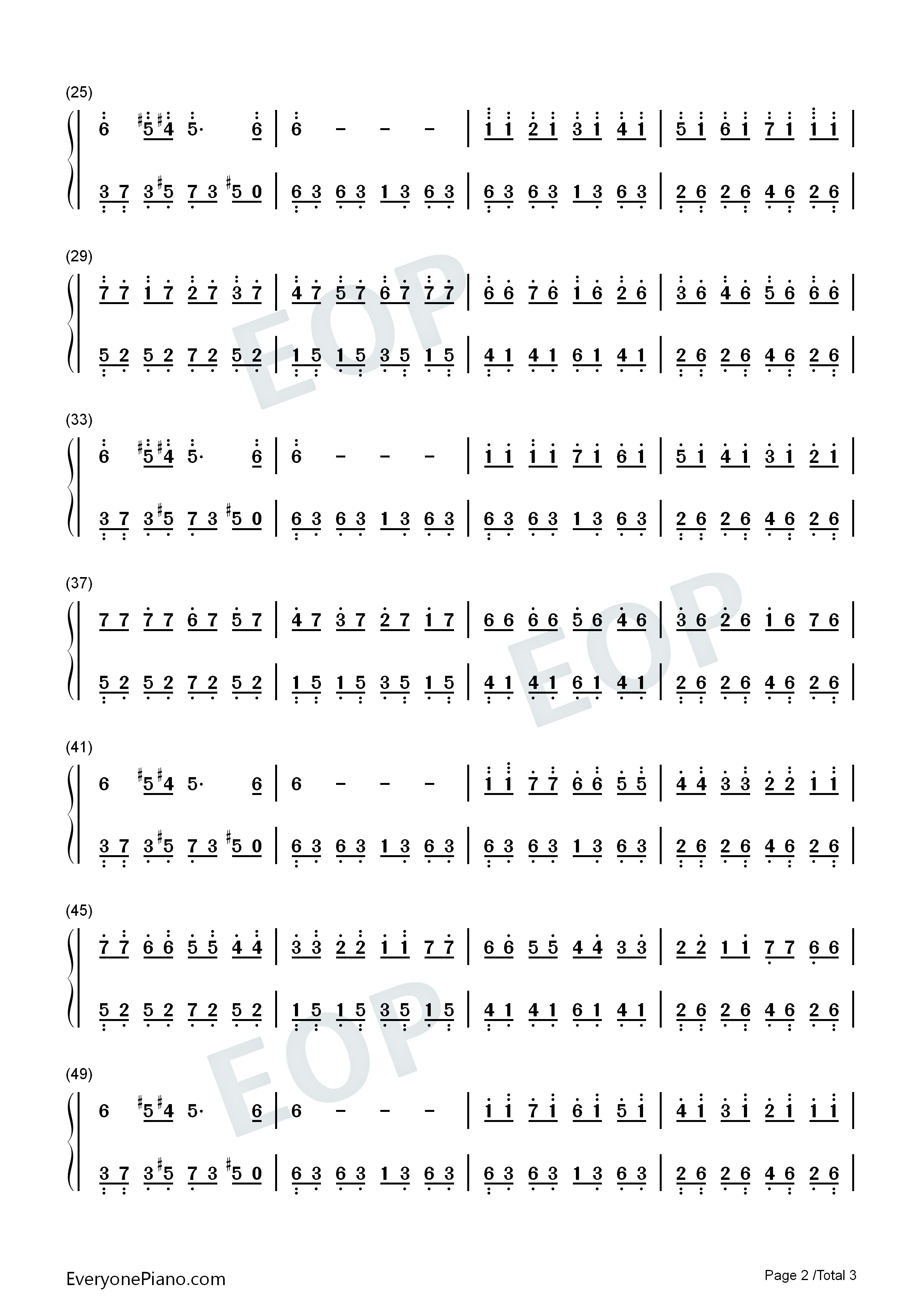 Passacaglia钢琴简谱_George_Frideric_Handel演唱