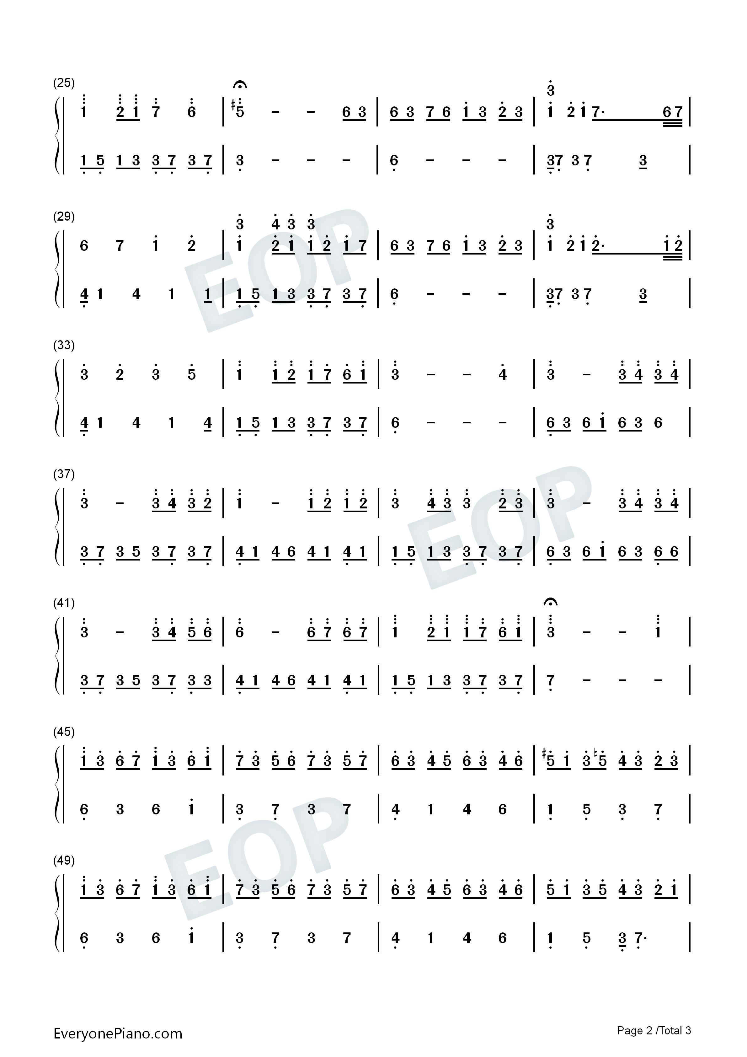 Its_Hard_To_Say_Goodbye钢琴简谱_Michael_Ortega演唱