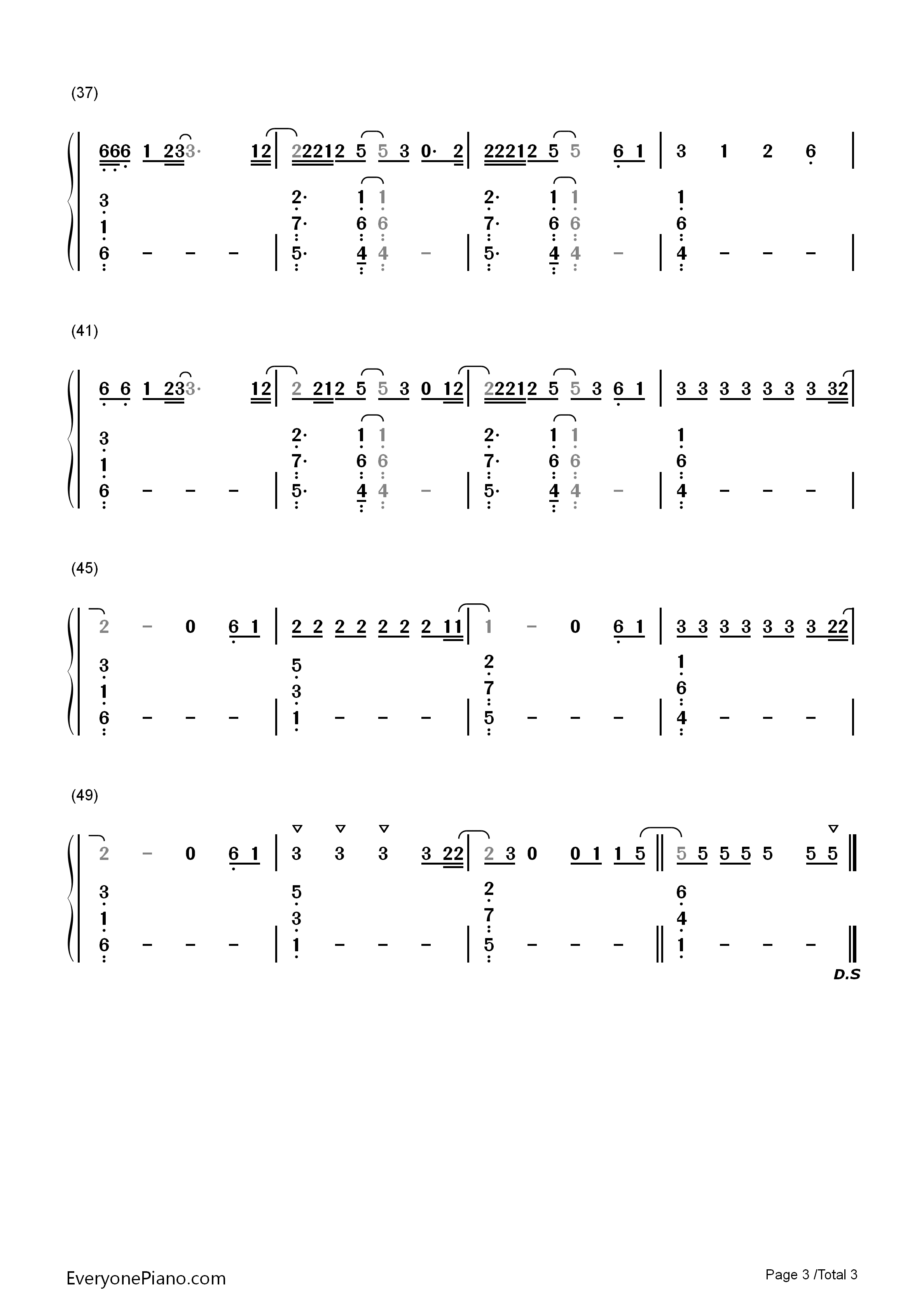 Something_in_the_Way_You_Move钢琴简谱_Ellie_Goulding演唱