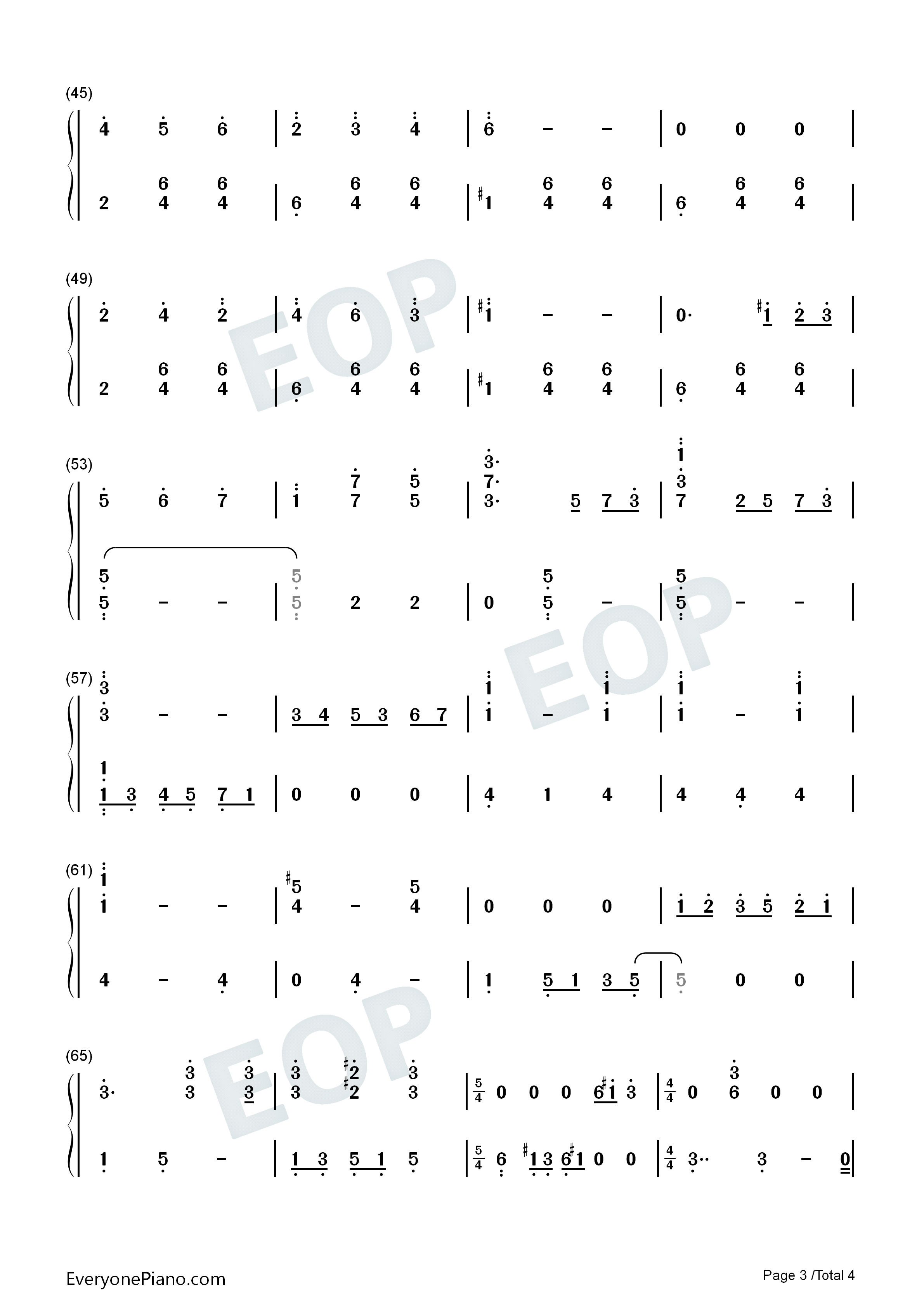 DUET钢琴简谱_Pedro_Silva演唱