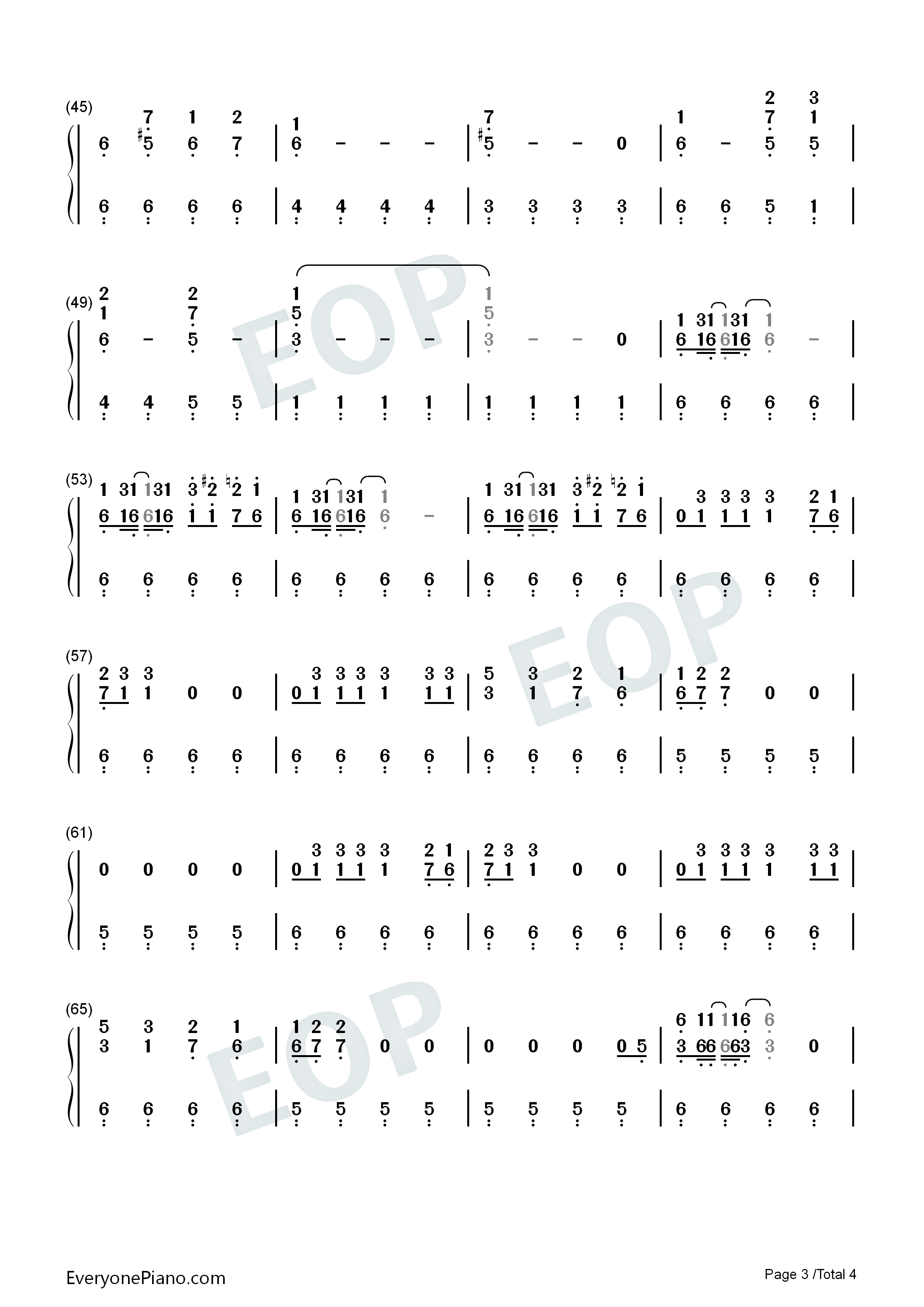 Lay_All_Your_Love_on_Me钢琴简谱_ABBA演唱