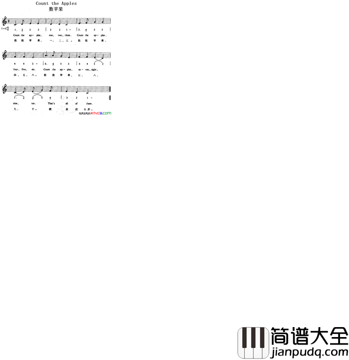 CounttheApples数苹果Count_the_Apples数苹果简谱