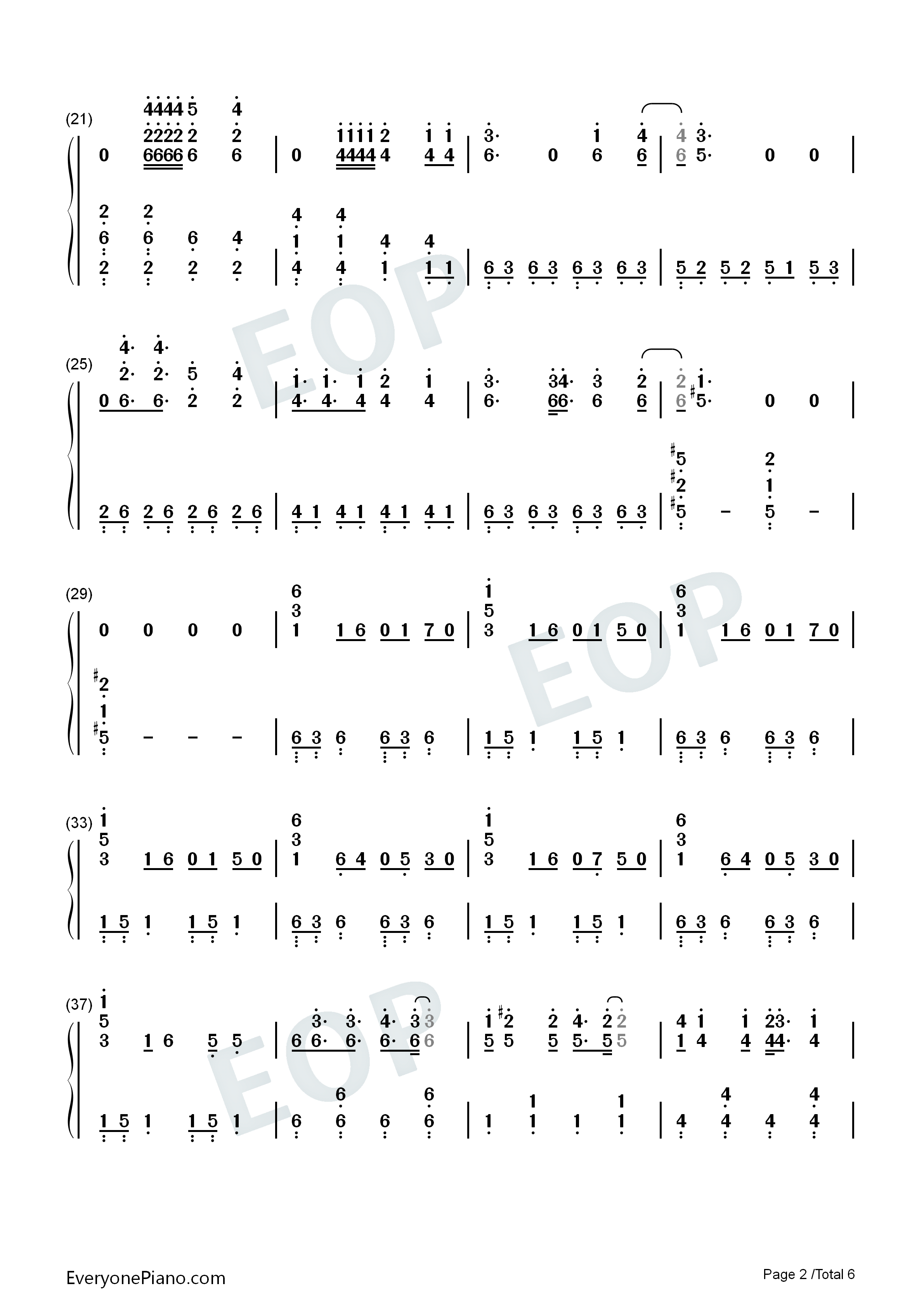 Enjoy_the_Silence钢琴简谱_Depeche_Mode演唱