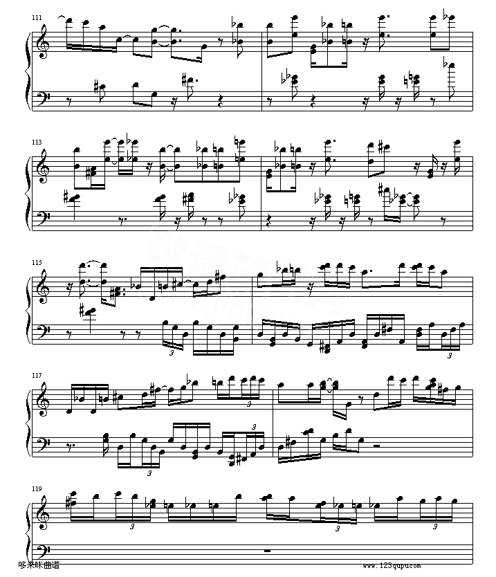 绮想輪旋曲_贝多芬简谱