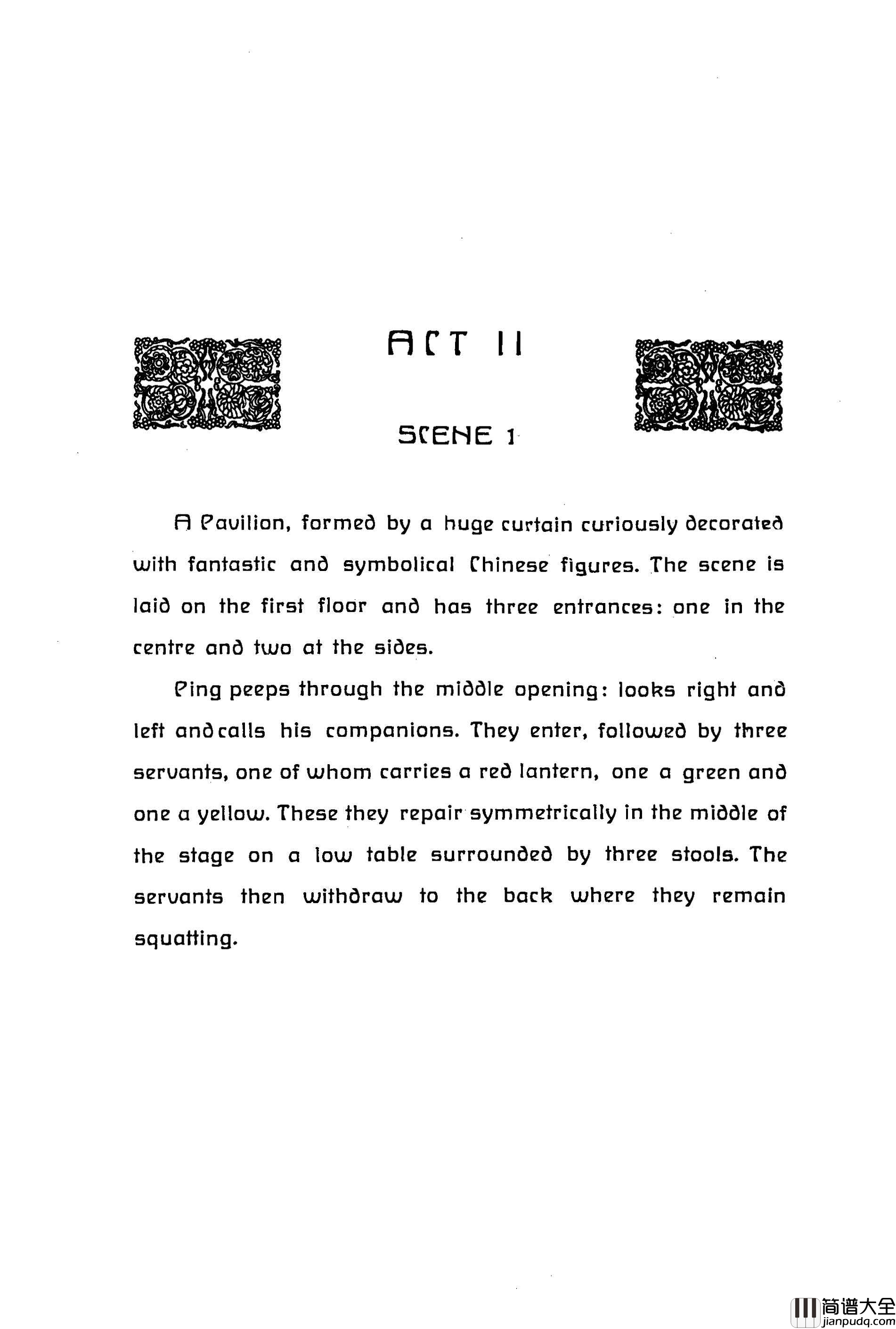 _图兰朵公主_三幕五场歌剧英意双语全谱钢琴伴奏谱P152——166_图兰朵公主_三幕五场歌剧英意双语全谱钢琴伴奏谱_P152——166简谱