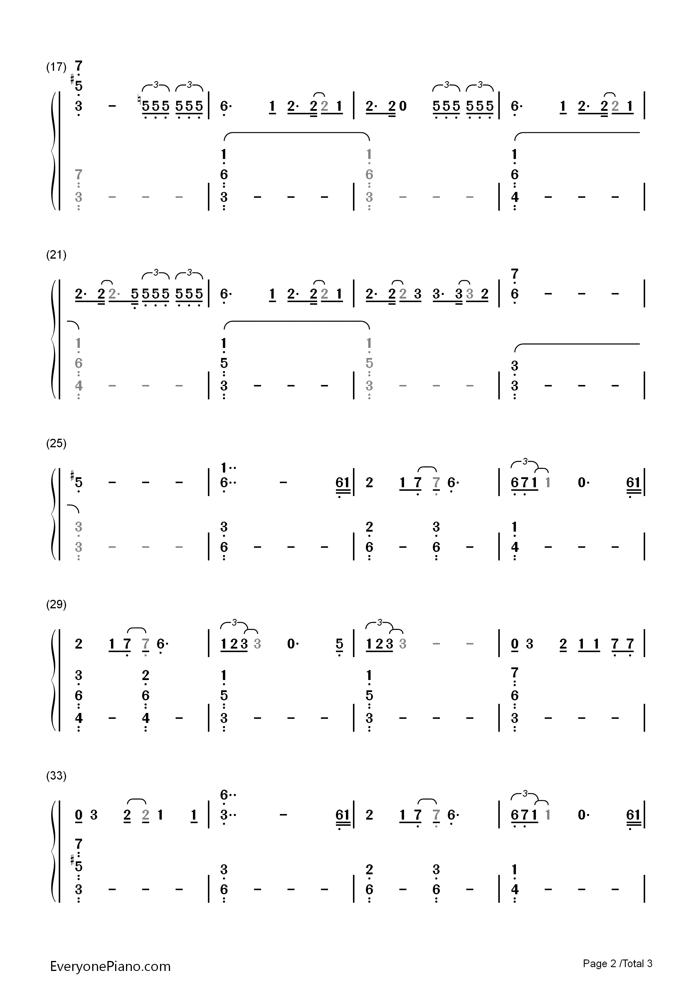 Rise钢琴简谱_Katy_Perry演唱