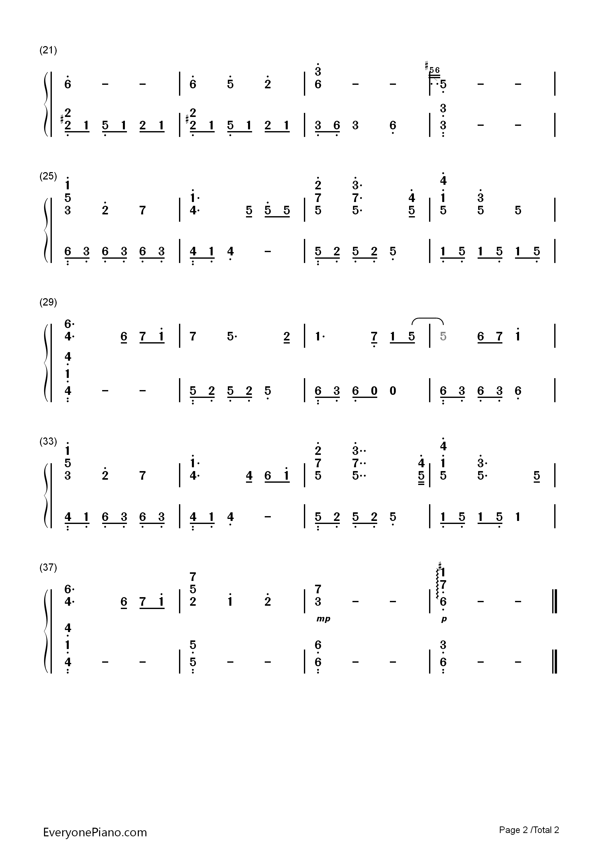 月の涙钢琴简谱_Little_wing演唱