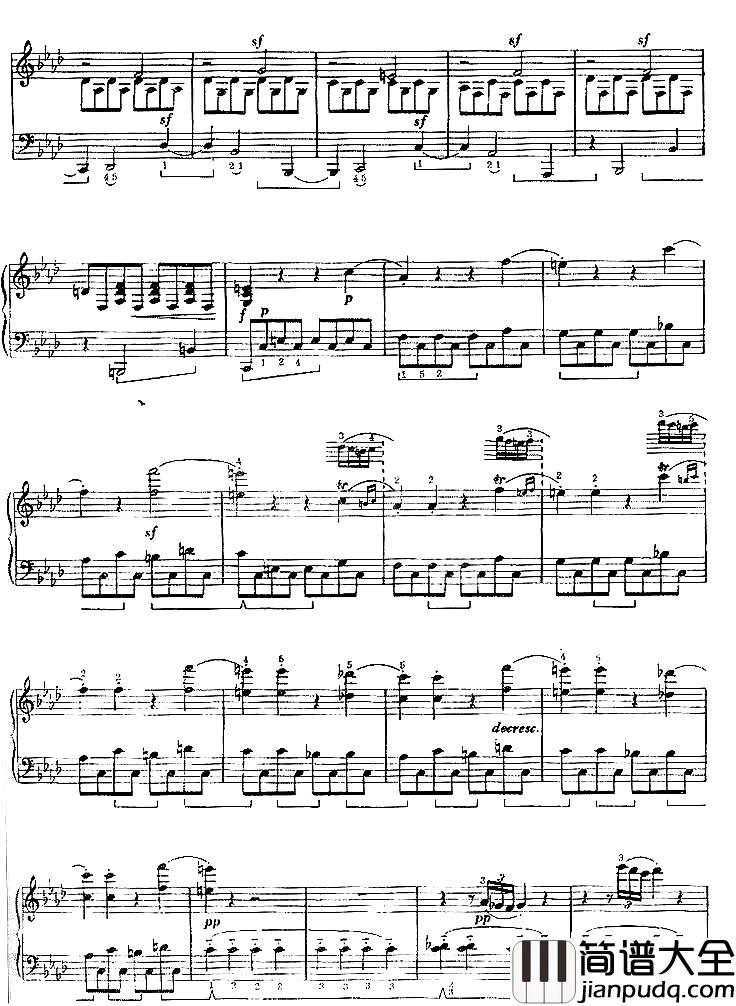 奏鸣曲贝多芬简谱