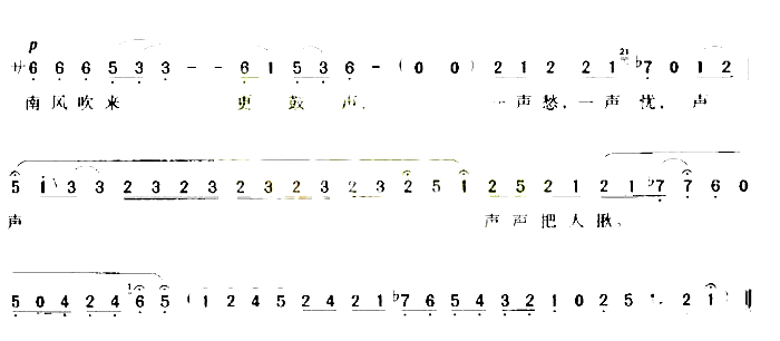 倚门望简谱