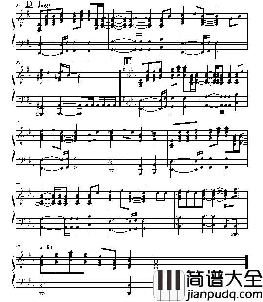 upwherewebelong军官与绅士主题曲简谱
