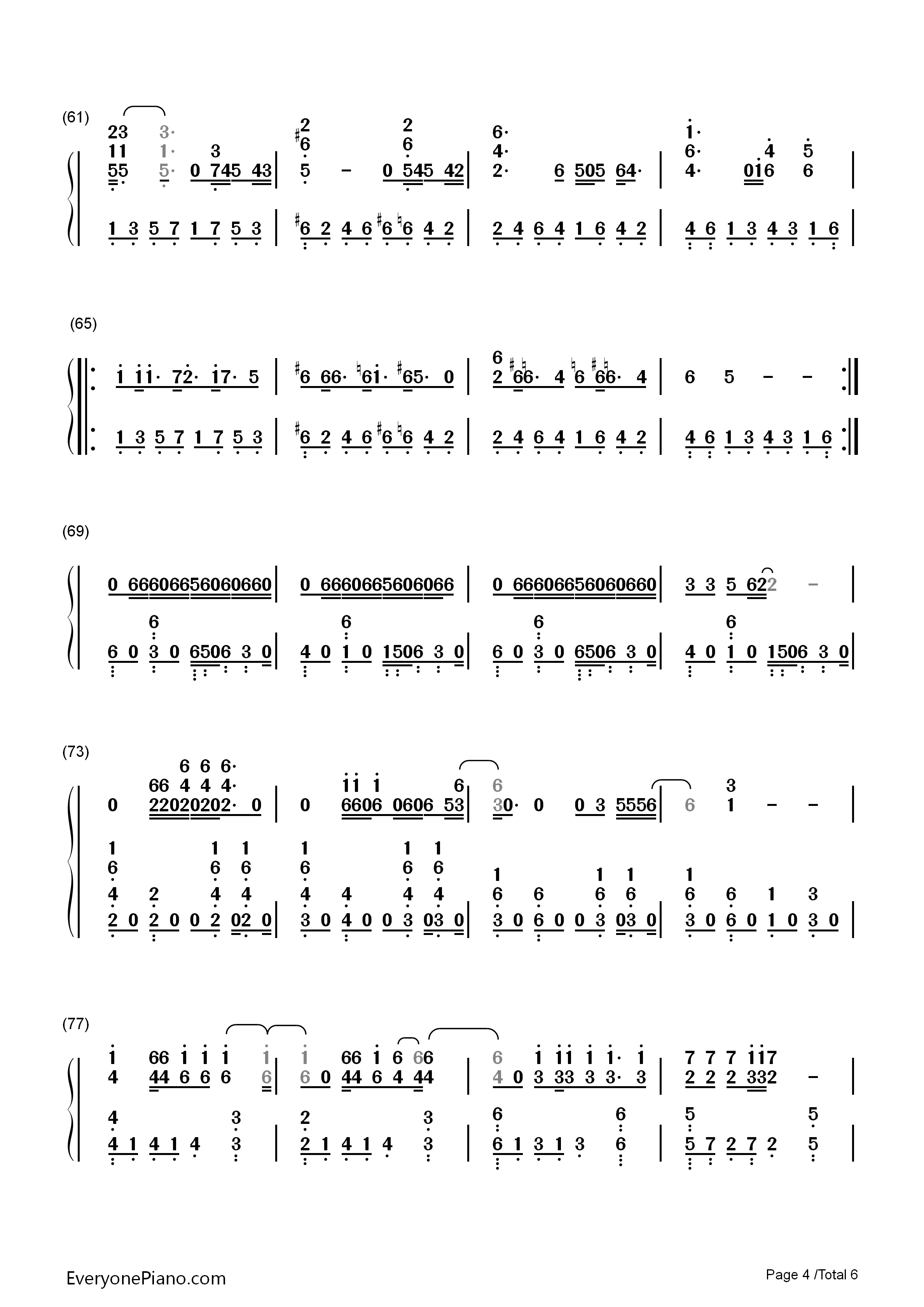 Dark_Necessities钢琴简谱_Red_Hot_Chili_Peppers演唱