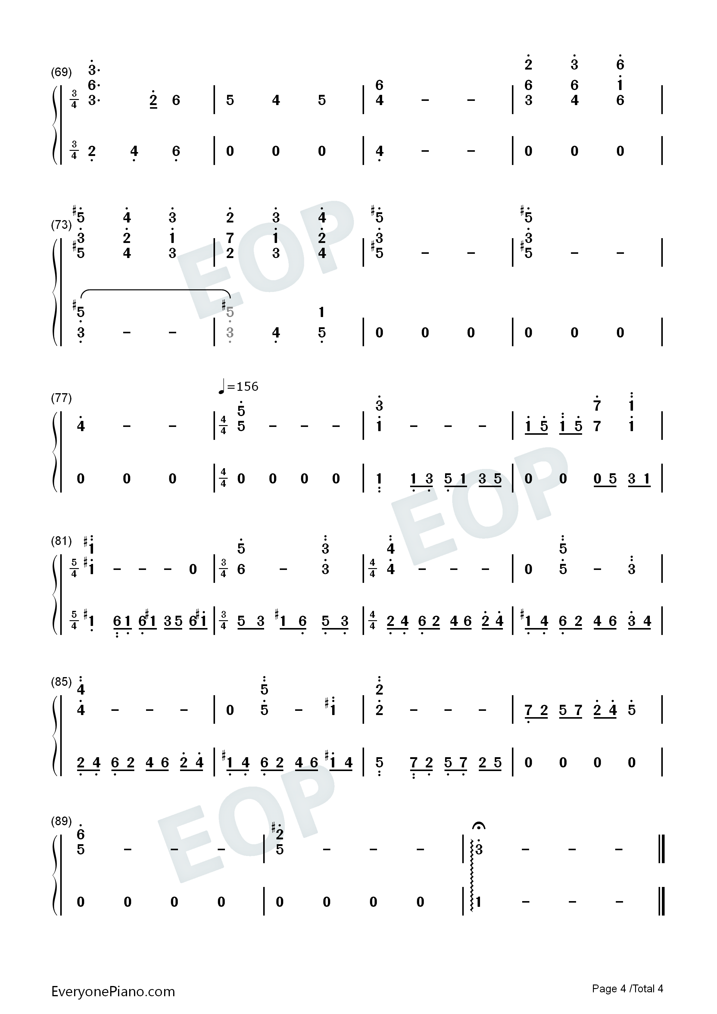 DUET钢琴简谱_Pedro_Silva演唱