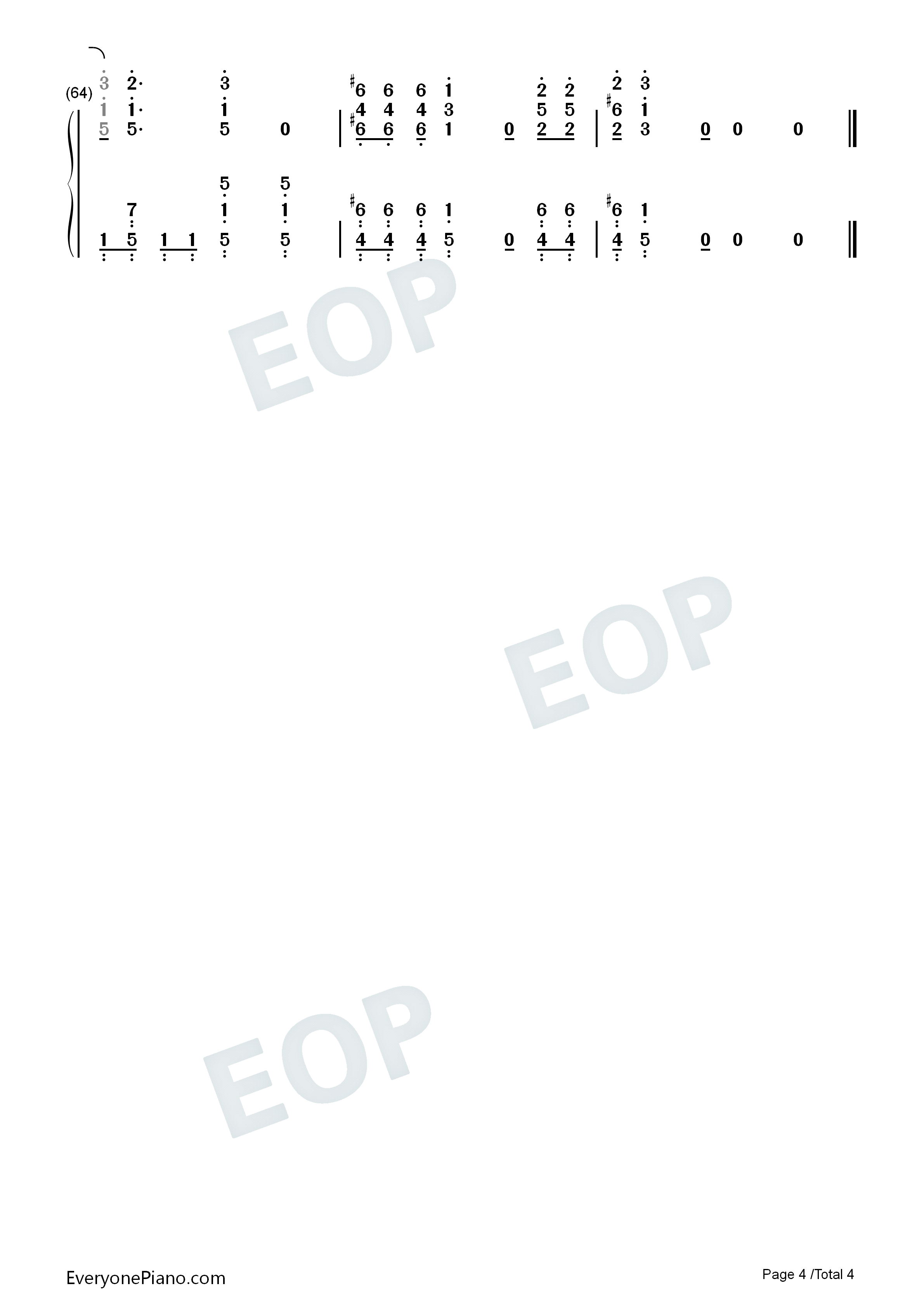 ハレヴタイ钢琴简谱_The_Brow_Beat演唱