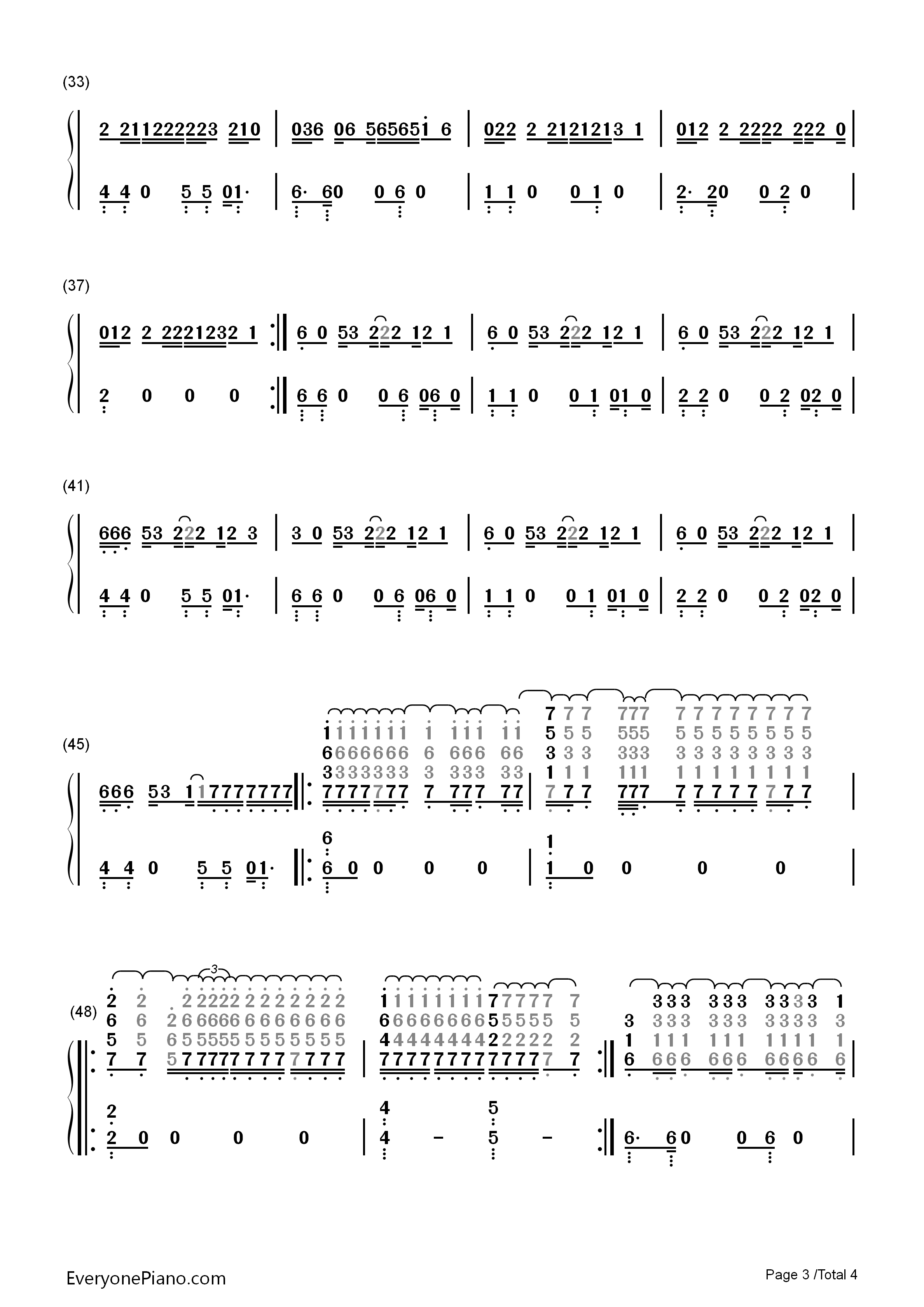 You_Need_Me，I_Don't_Need_You钢琴简谱_Ed_Sheeran演唱