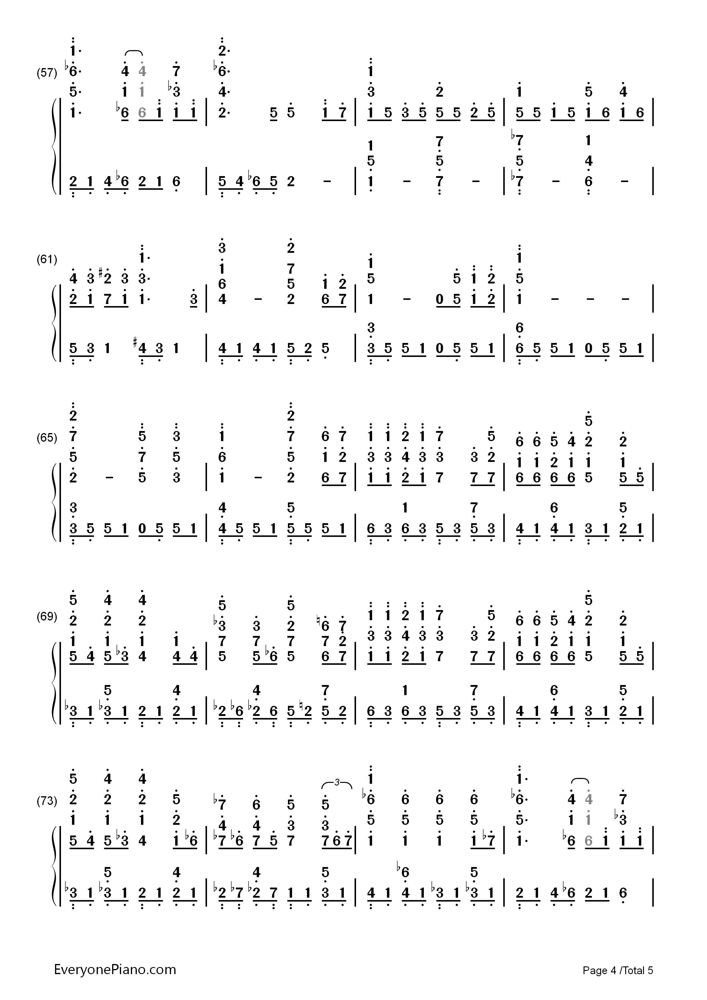 那一天的河川钢琴简谱_久石让__Joe_Hisaishi_宫崎骏演唱