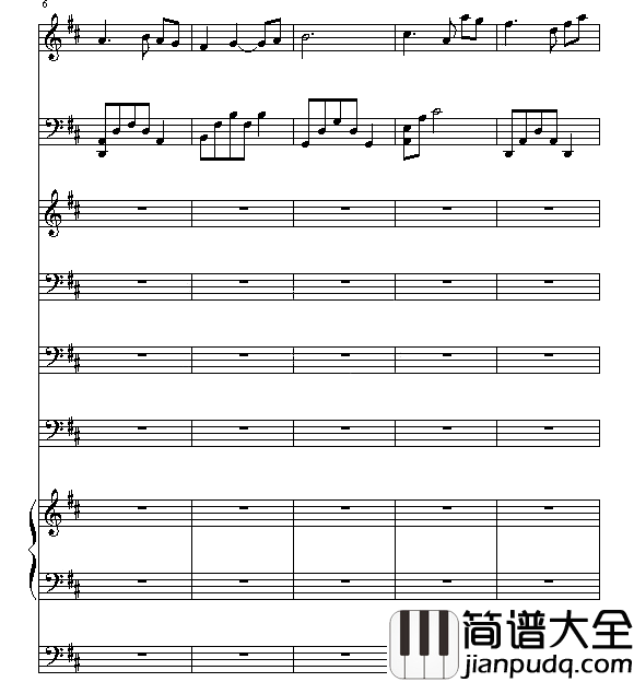 秋日传奇简谱