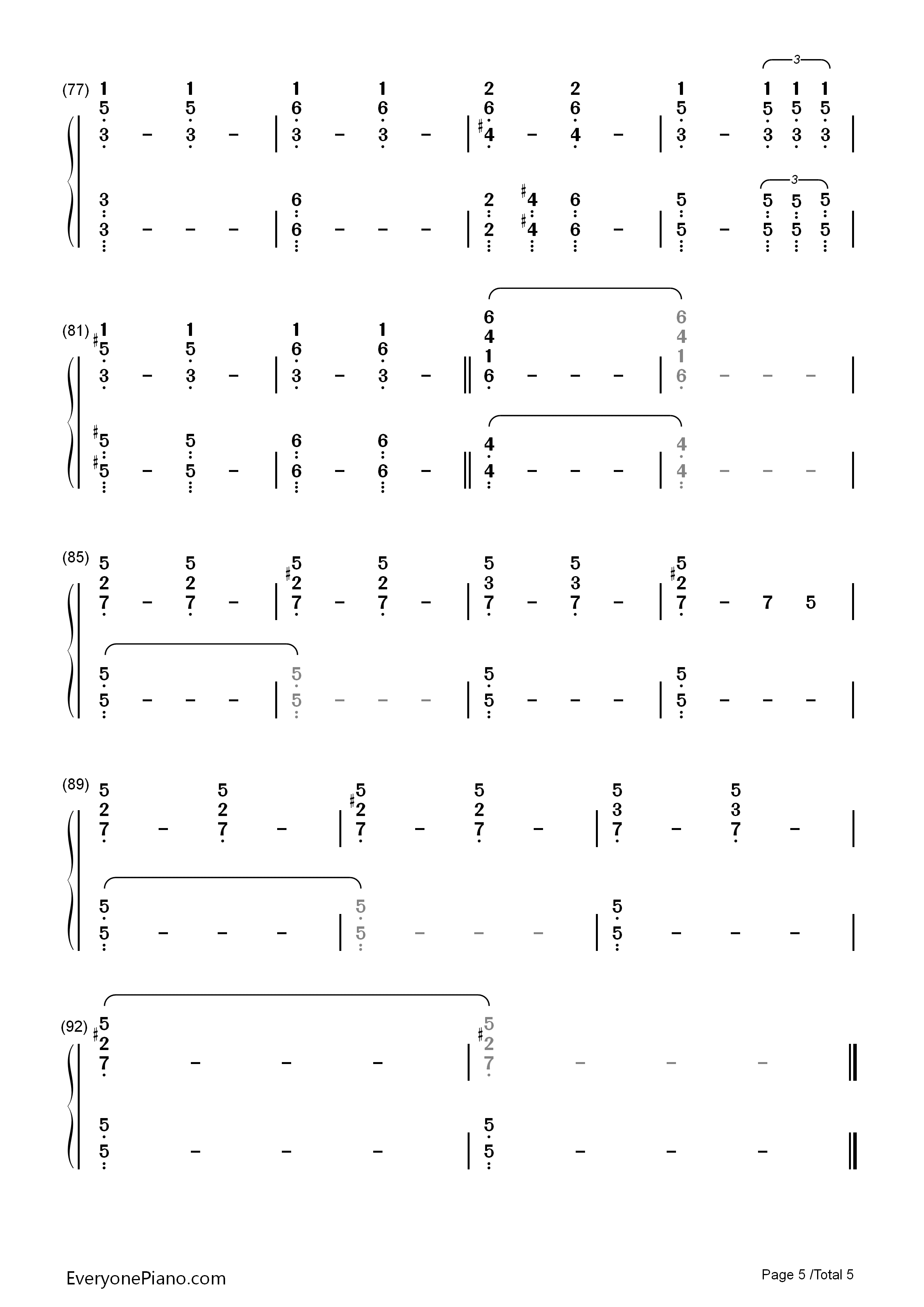 Impossible_Year钢琴简谱_Panic_at_the_Disco演唱