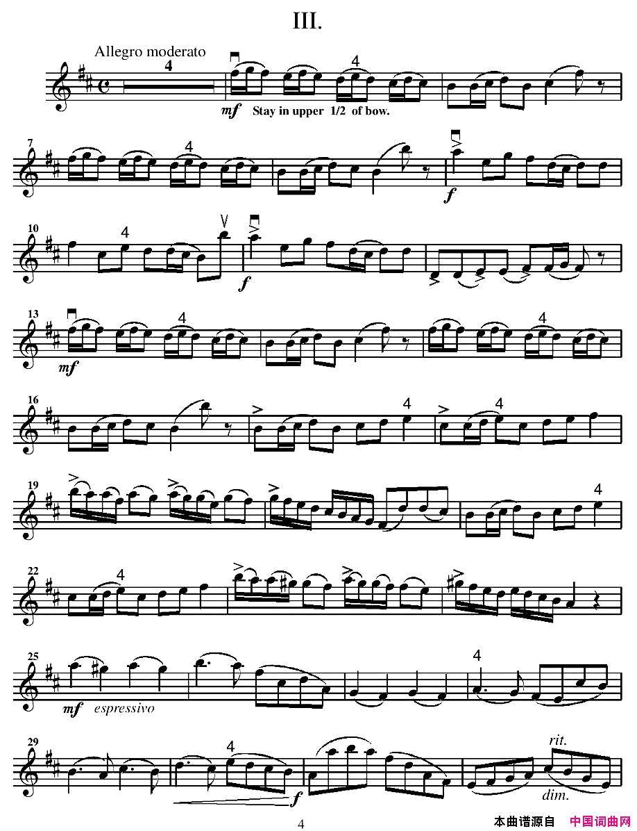 ConcertoinBMinorB小调协奏曲简谱