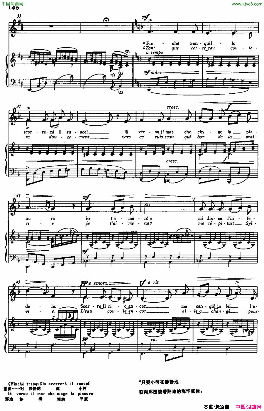 Nelcorpiunonmisento_我已不再奢望【意】简谱