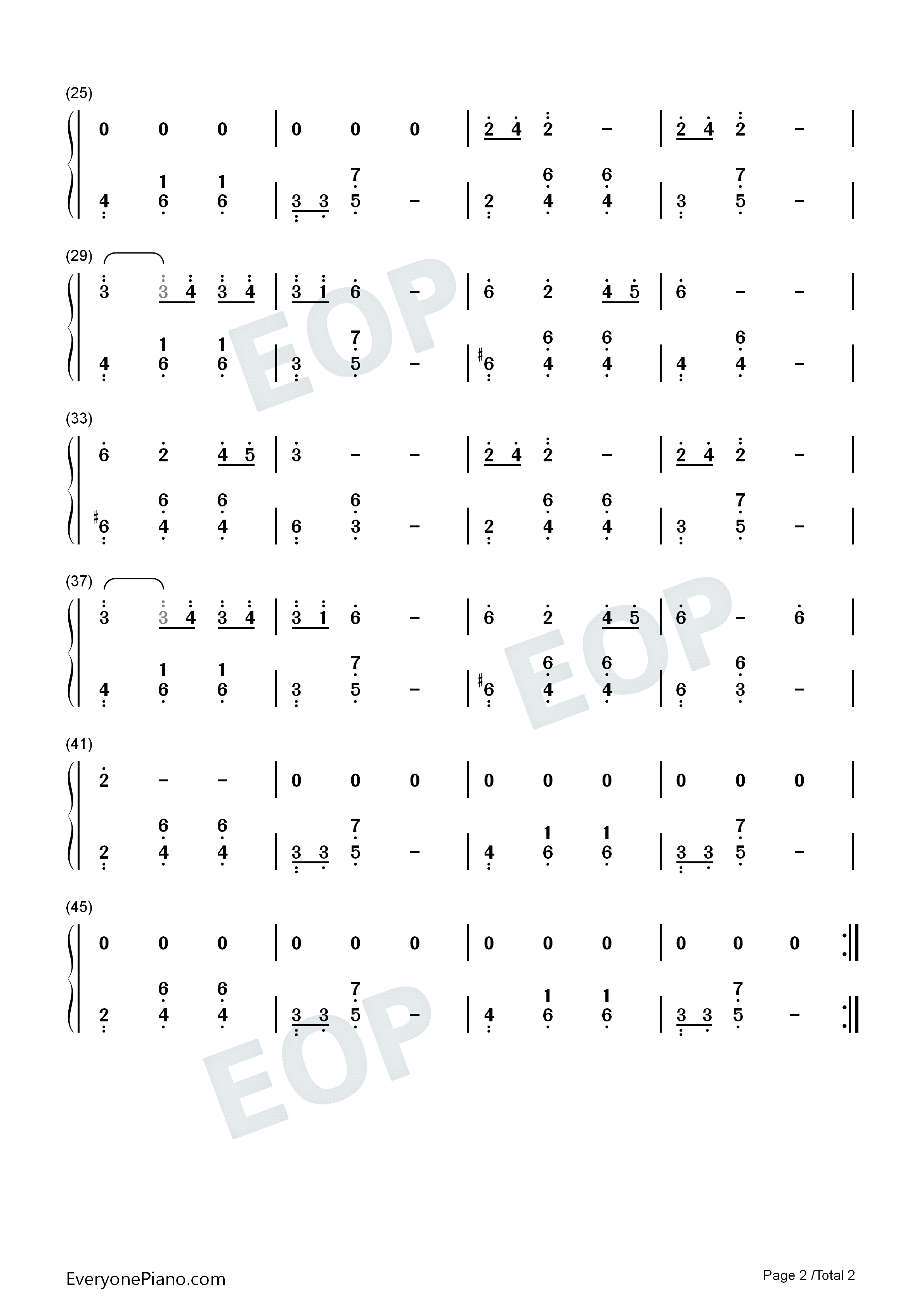 嵐の歌钢琴简谱_近藤浩治演唱