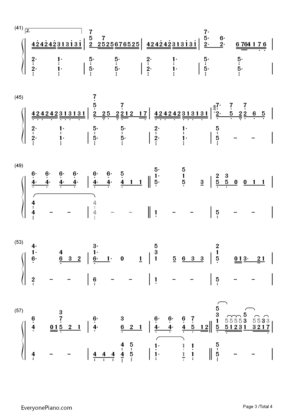 Remedy钢琴简谱_Adele演唱