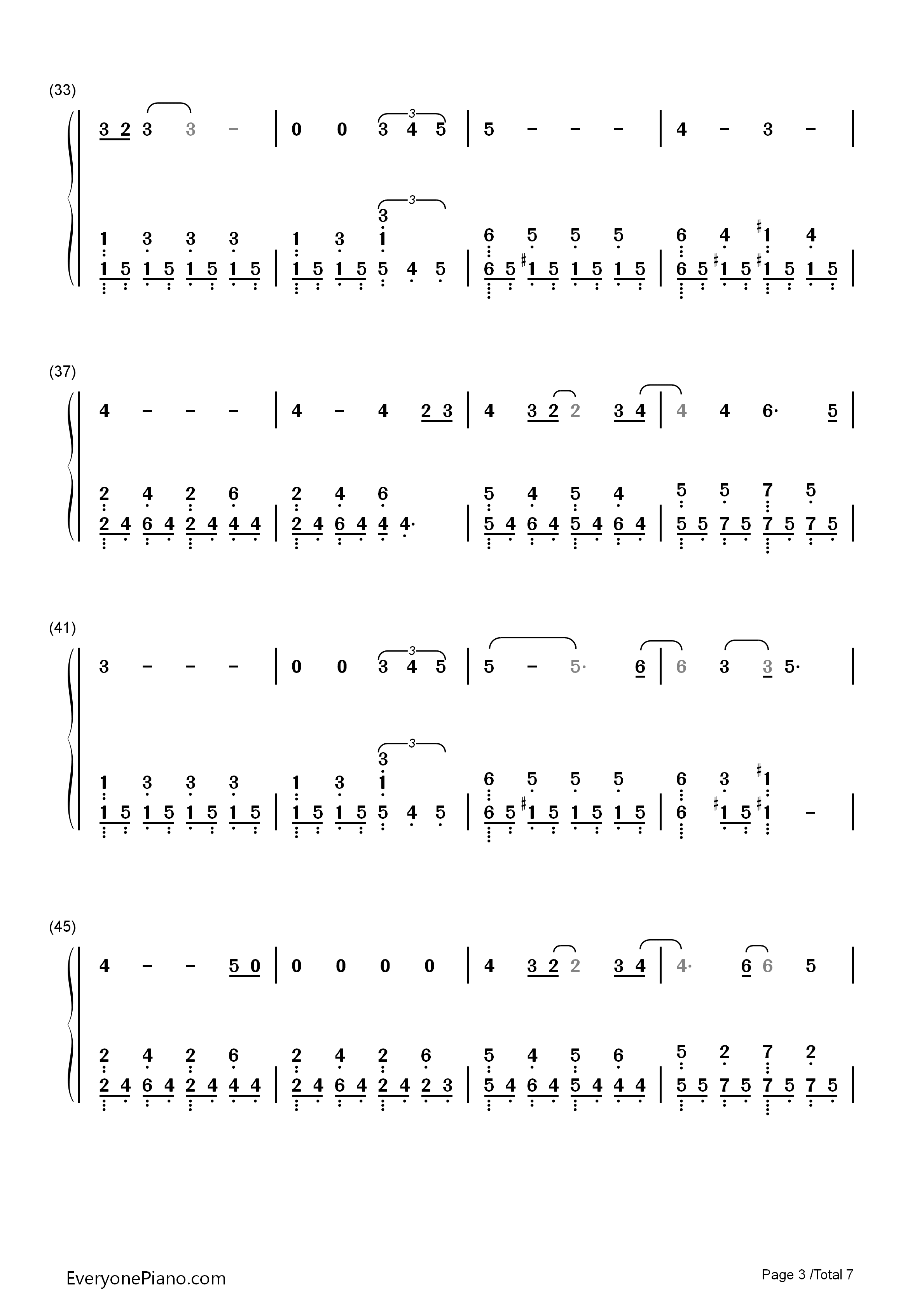 All_I_Ask钢琴简谱_Adele演唱