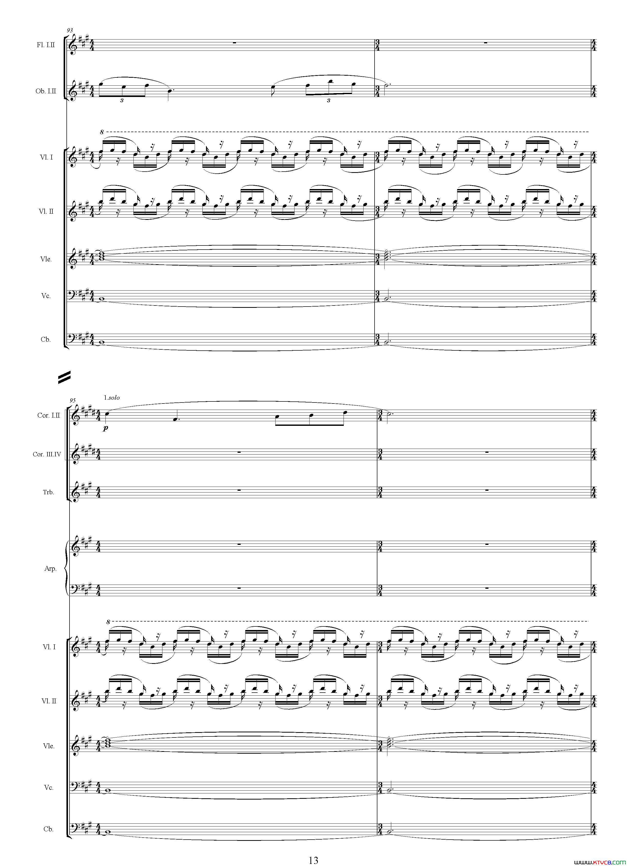 如意影片_如意_主题曲、总谱简谱