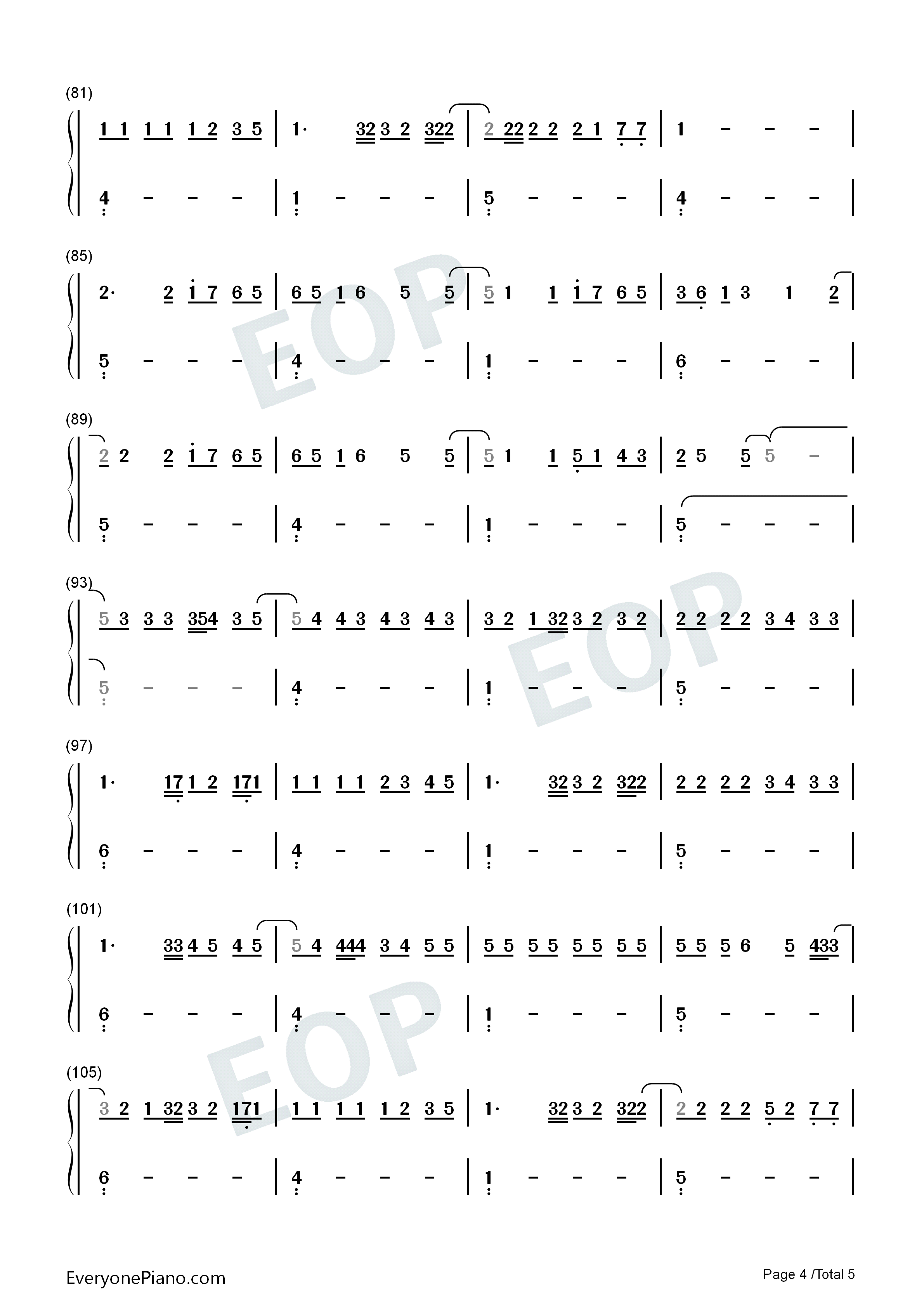 Tu_Jardín_Con_Enanitos钢琴简谱_Melendi演唱