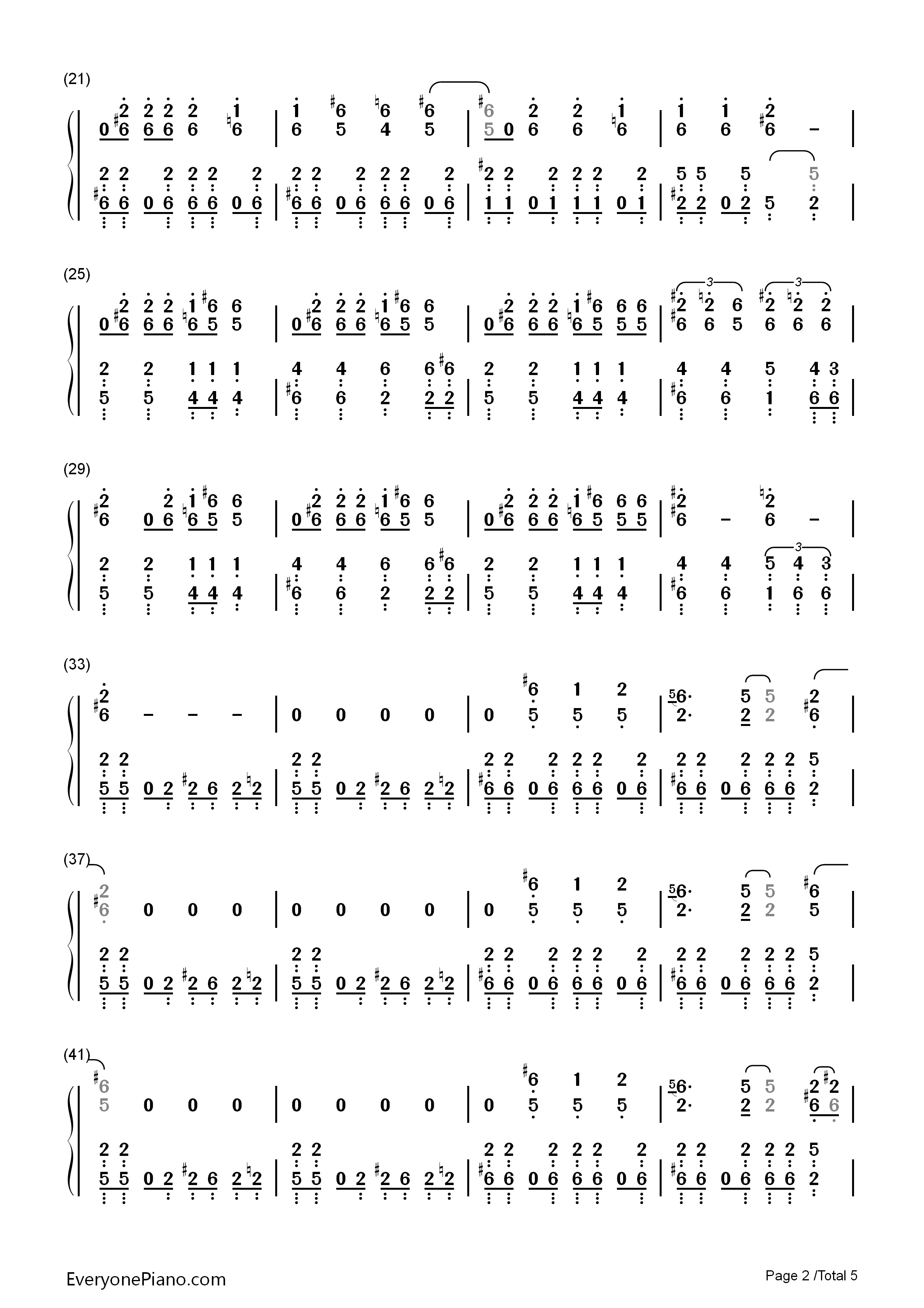 Animal_I_Have_Become钢琴简谱_Three_Days_Grace演唱