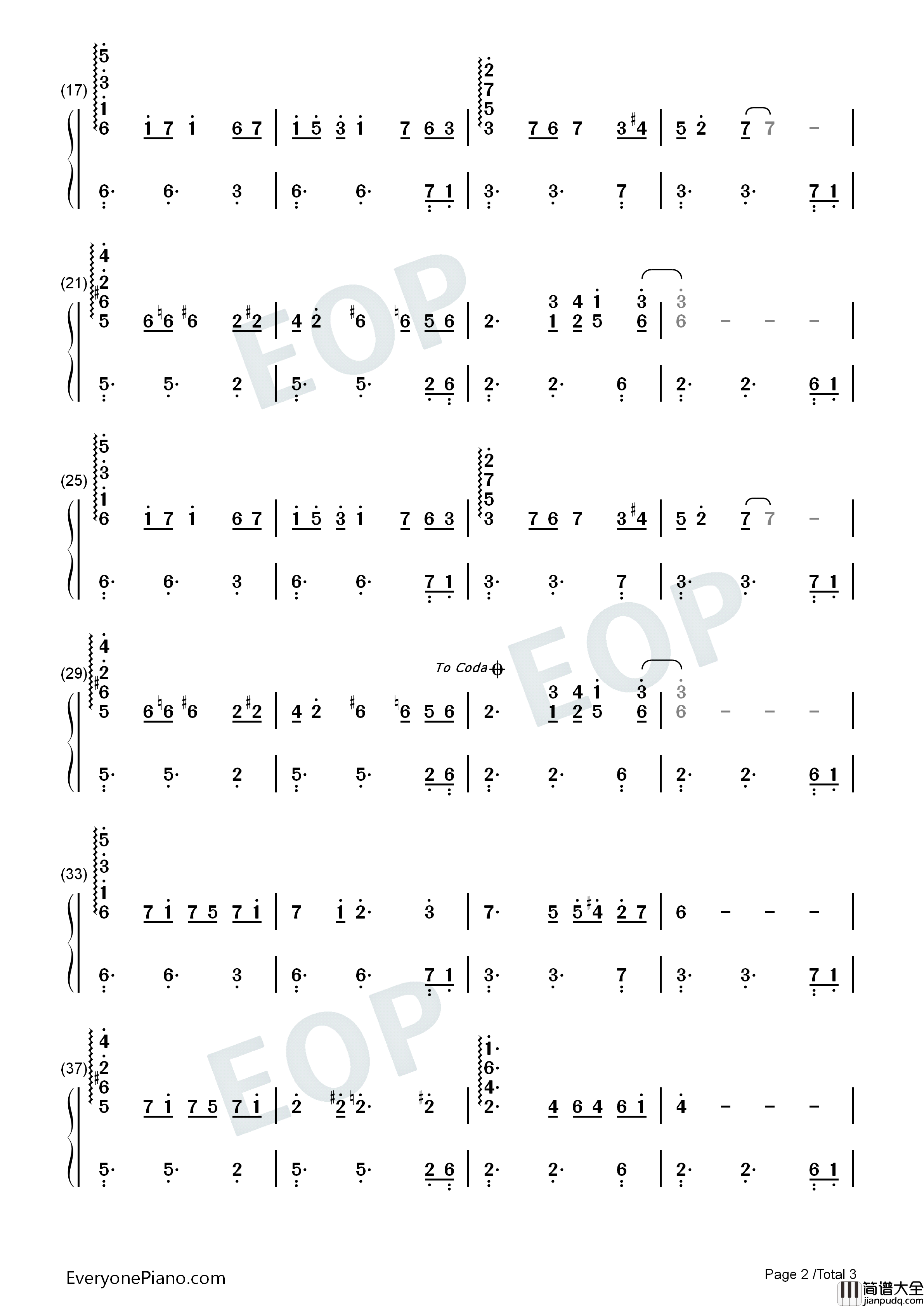 Its_Raining_Somewhere_Else钢琴简谱_Toby_Fox演唱