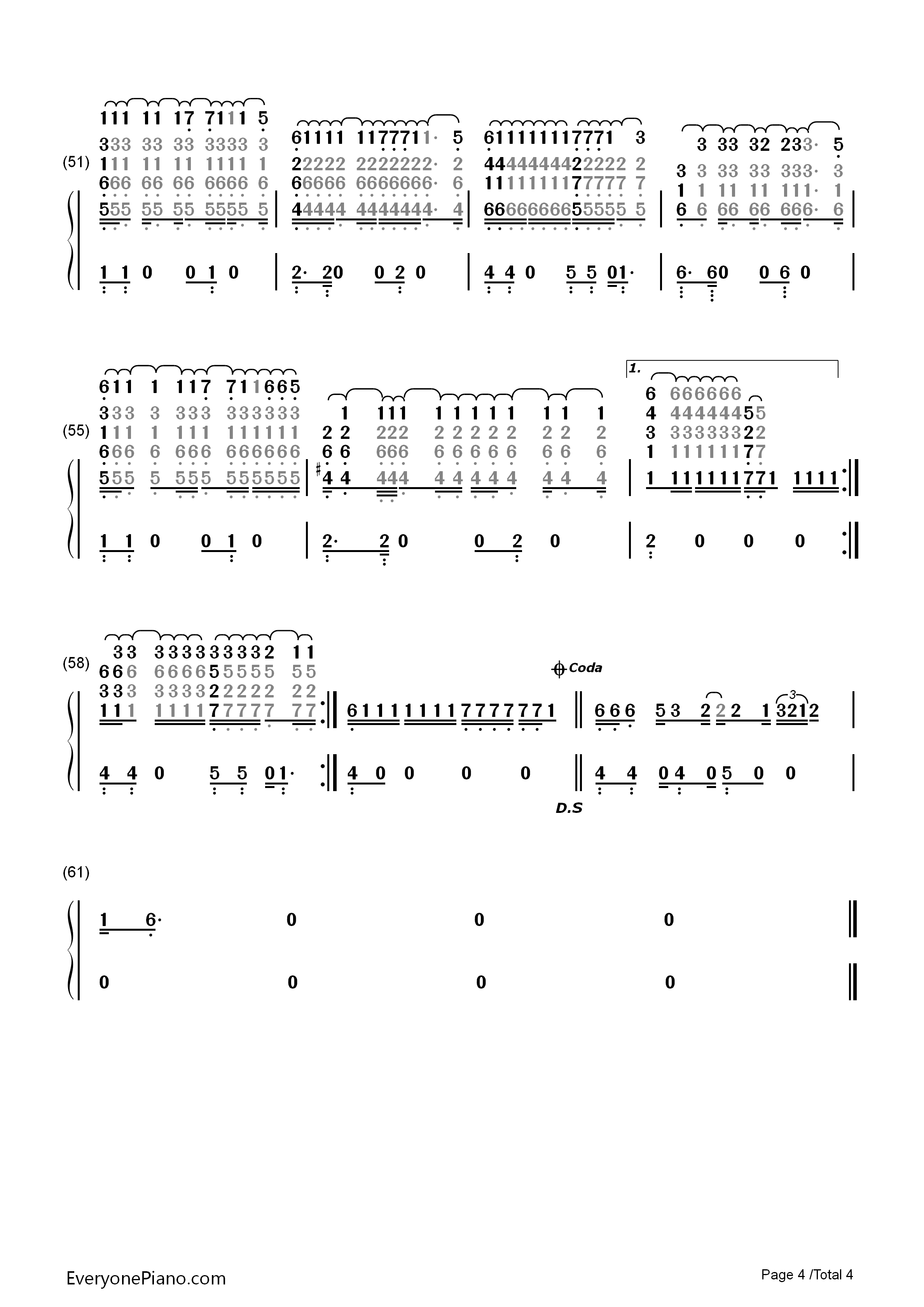 You_Need_Me，I_Don't_Need_You钢琴简谱_Ed_Sheeran演唱