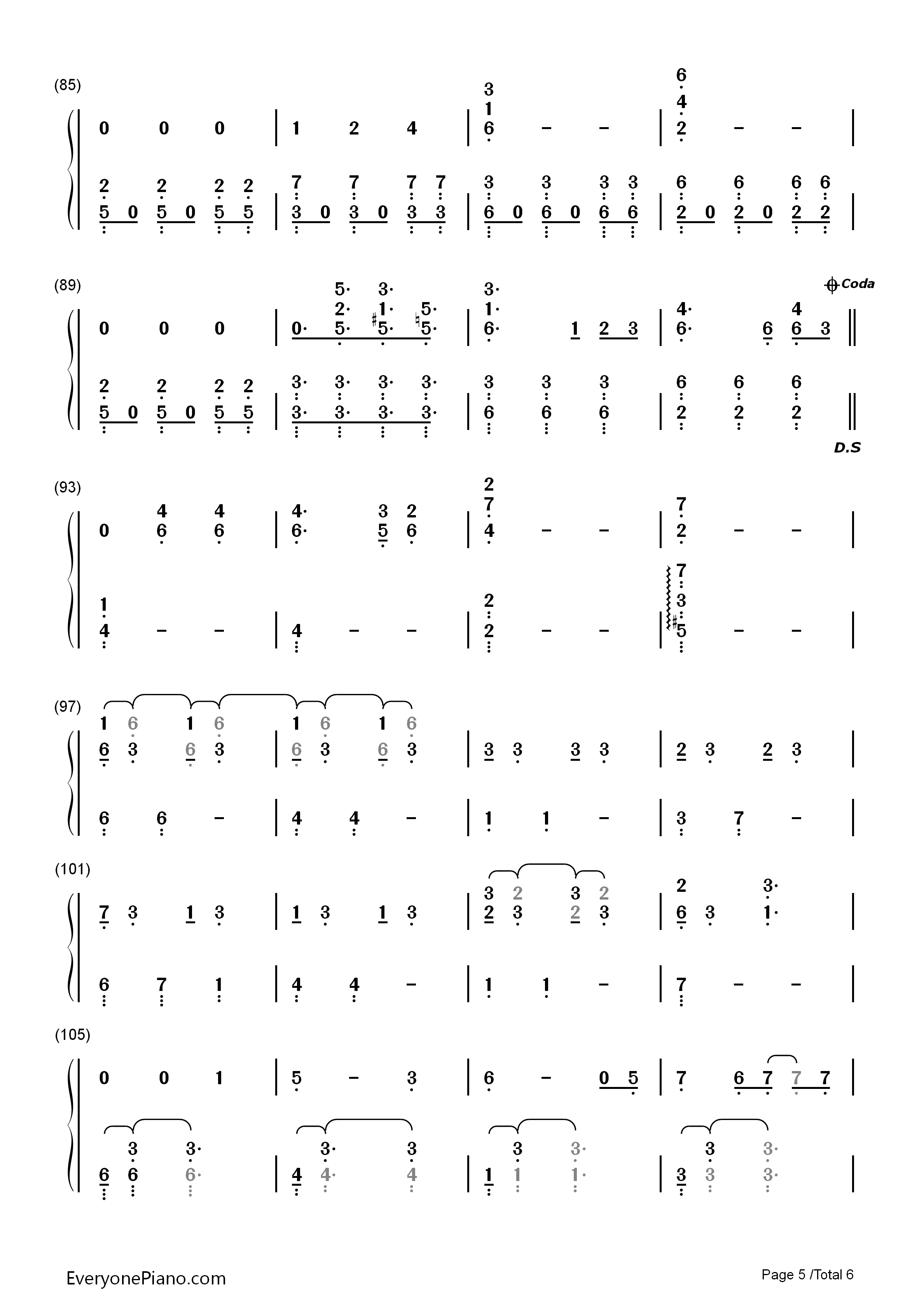 Until_You're_Mine钢琴简谱_Demi_Lovato演唱