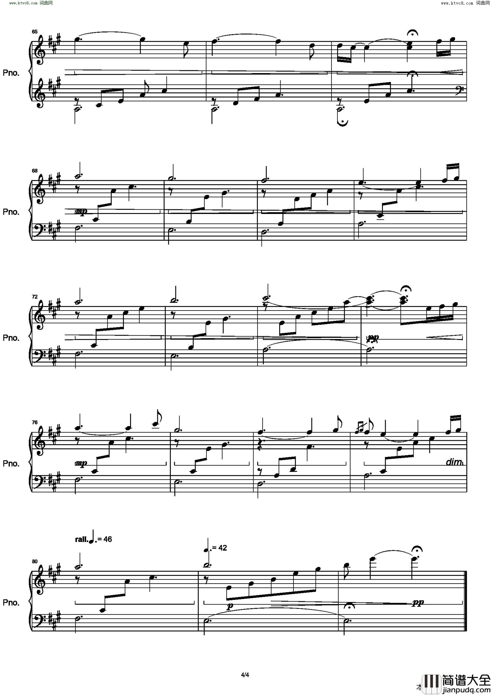 Fairytale简谱_Ludovico_Einaudi演唱_作曲：Ludovico_Einaudi词曲